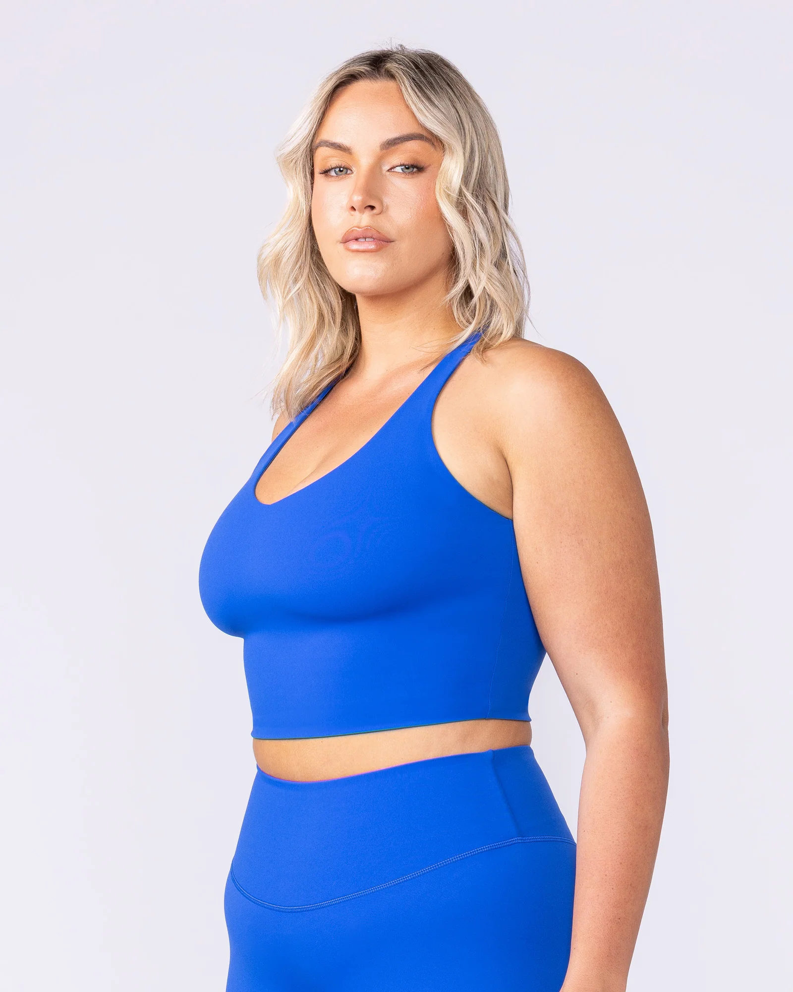 Active Form Cropped Tank - Bondi Blue - Image 3