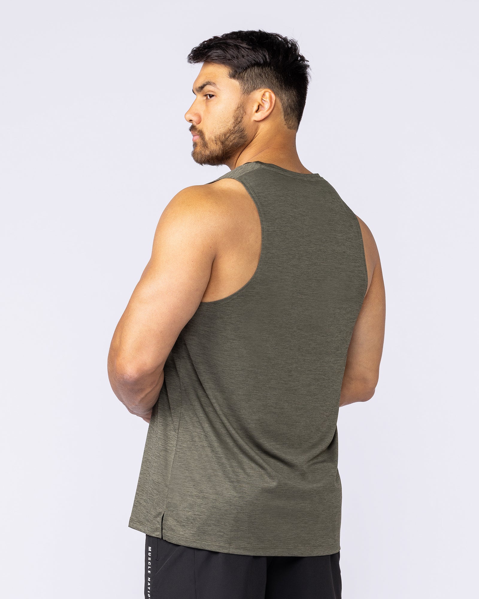 Aero Active Tank - Dark Khaki - Image 3