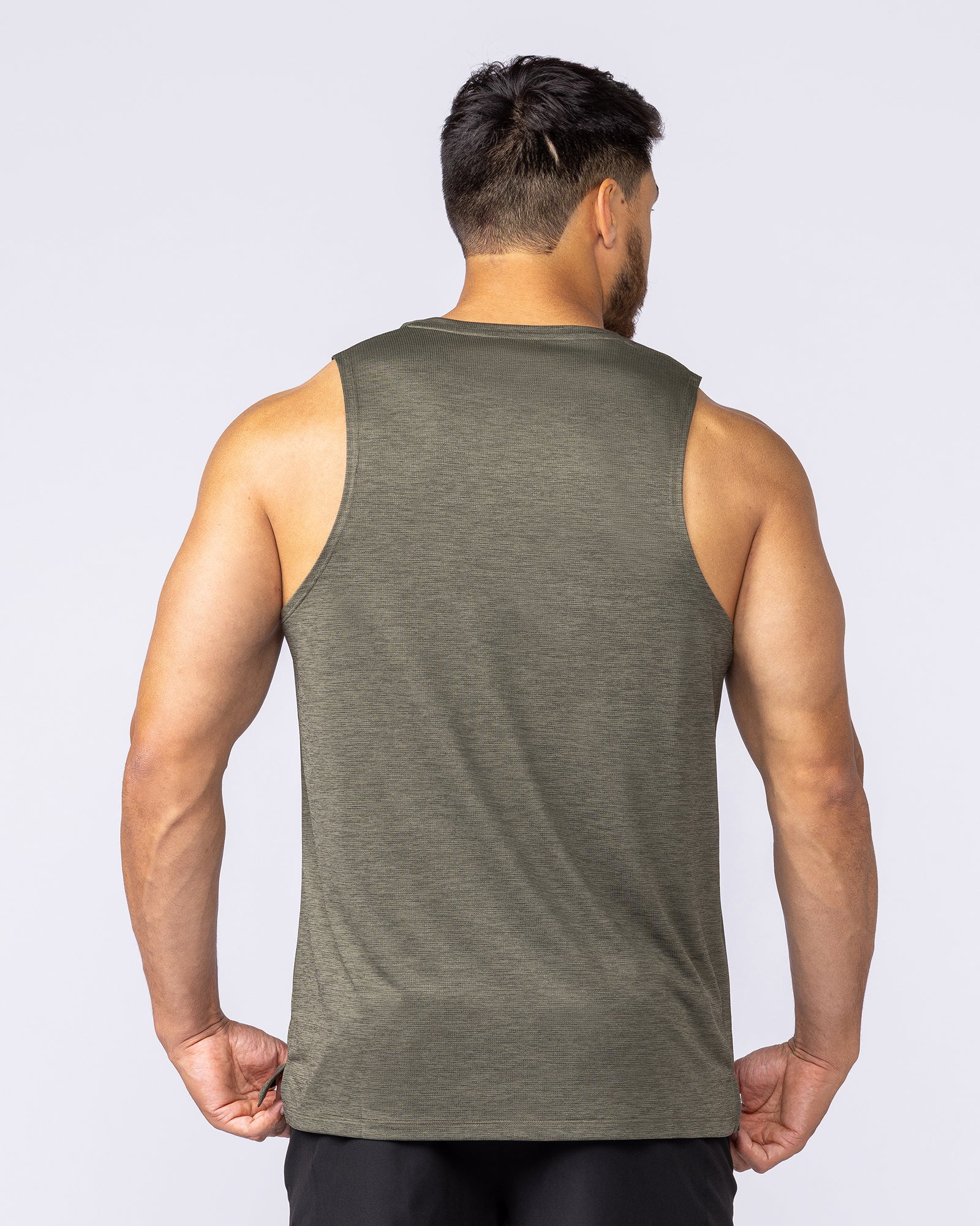 Aero Active Tank - Dark Khaki - Image 5