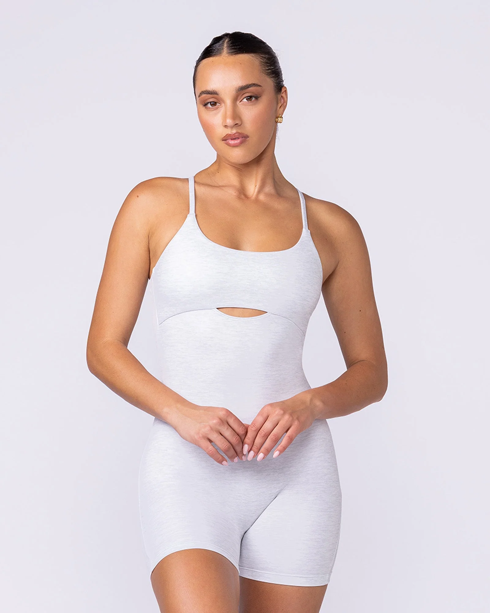 Afterglow Everyday One Piece - White Grey Marl - Image 2