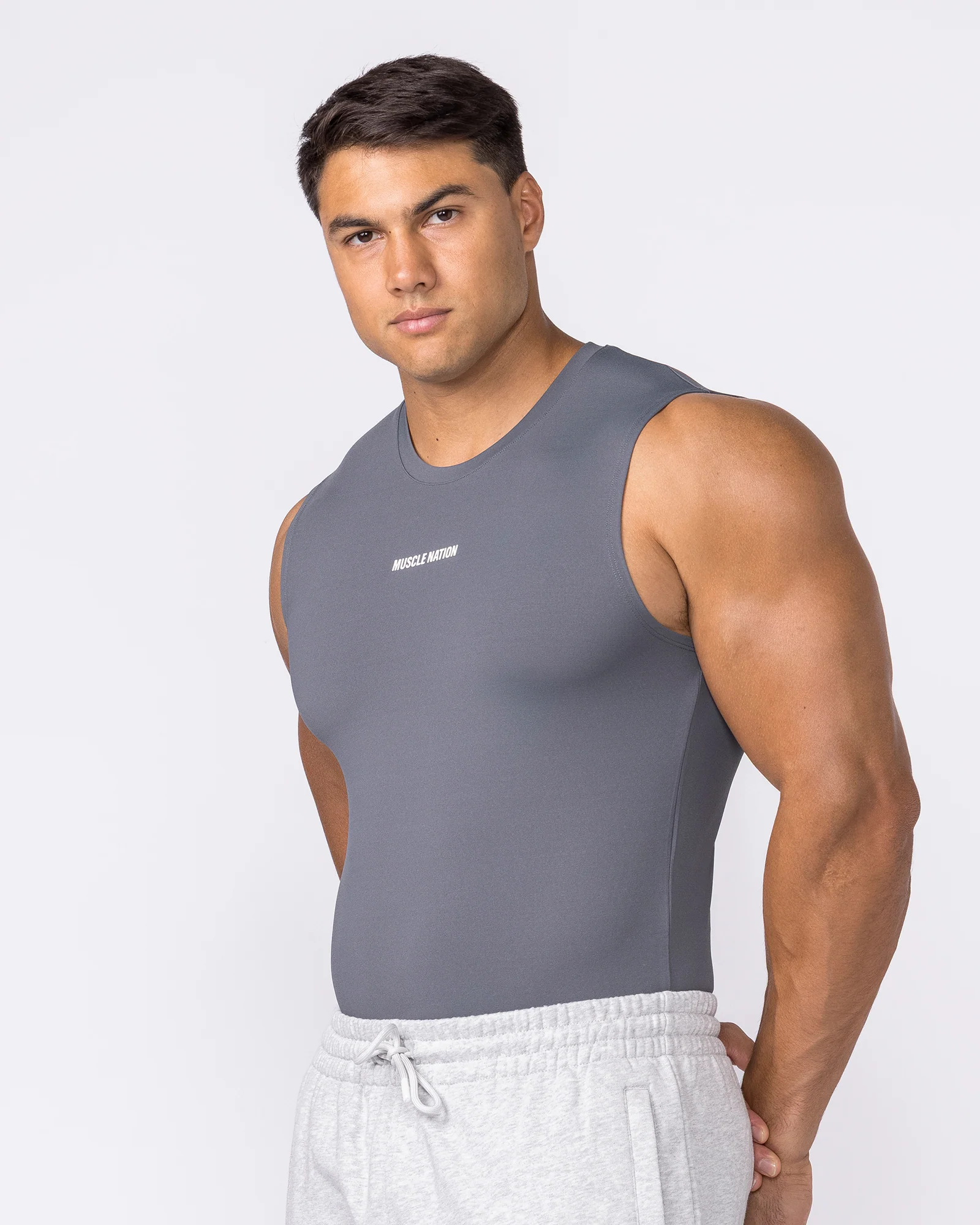 Apex Sleeveless Tee - Tornado - Image 4