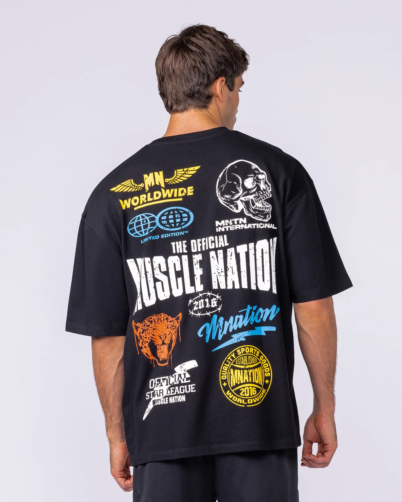 Archives Oversized Tee - Black - Image 5