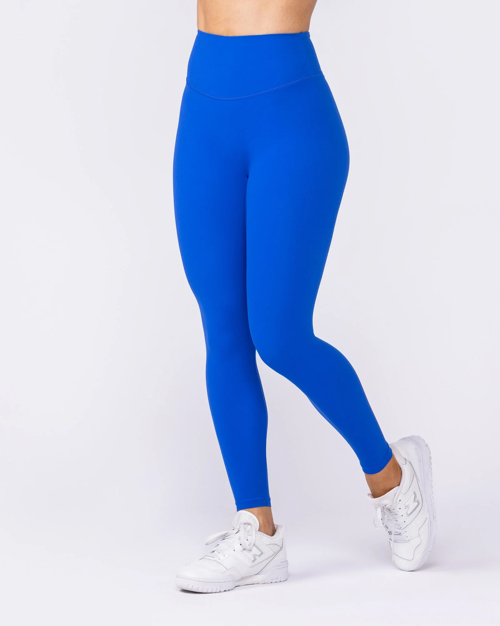 Aura Back Pocket Ankle Length Leggings - Bondi Blue - Image 3