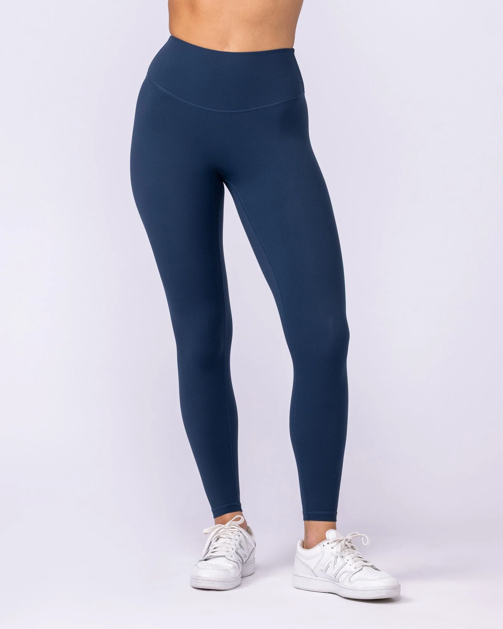 Aura Back Pocket Ankle Length Leggings - Navy - Image 4