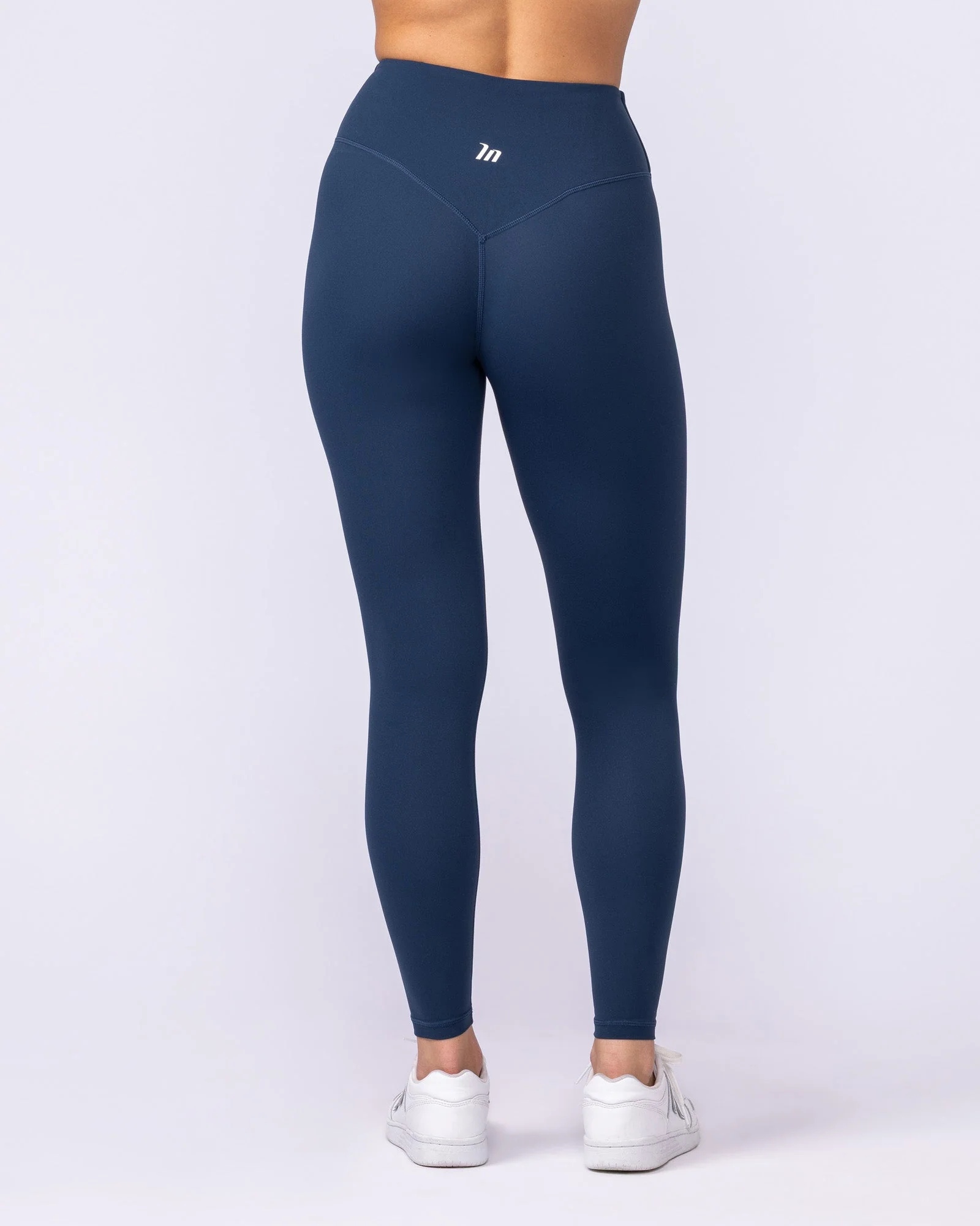 Aura Back Pocket Ankle Length Leggings - Navy - Image 5