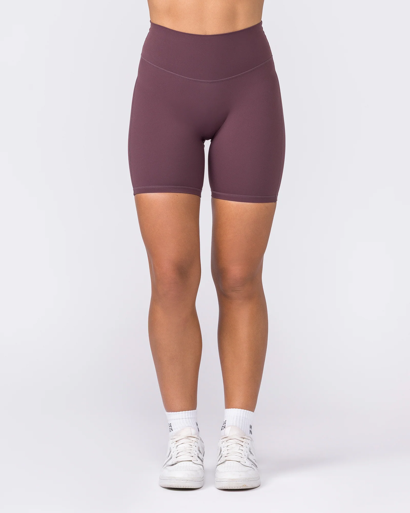 Aura Peachy Invisible Scrunch Bike Shorts - Dark Cherry - Image 3