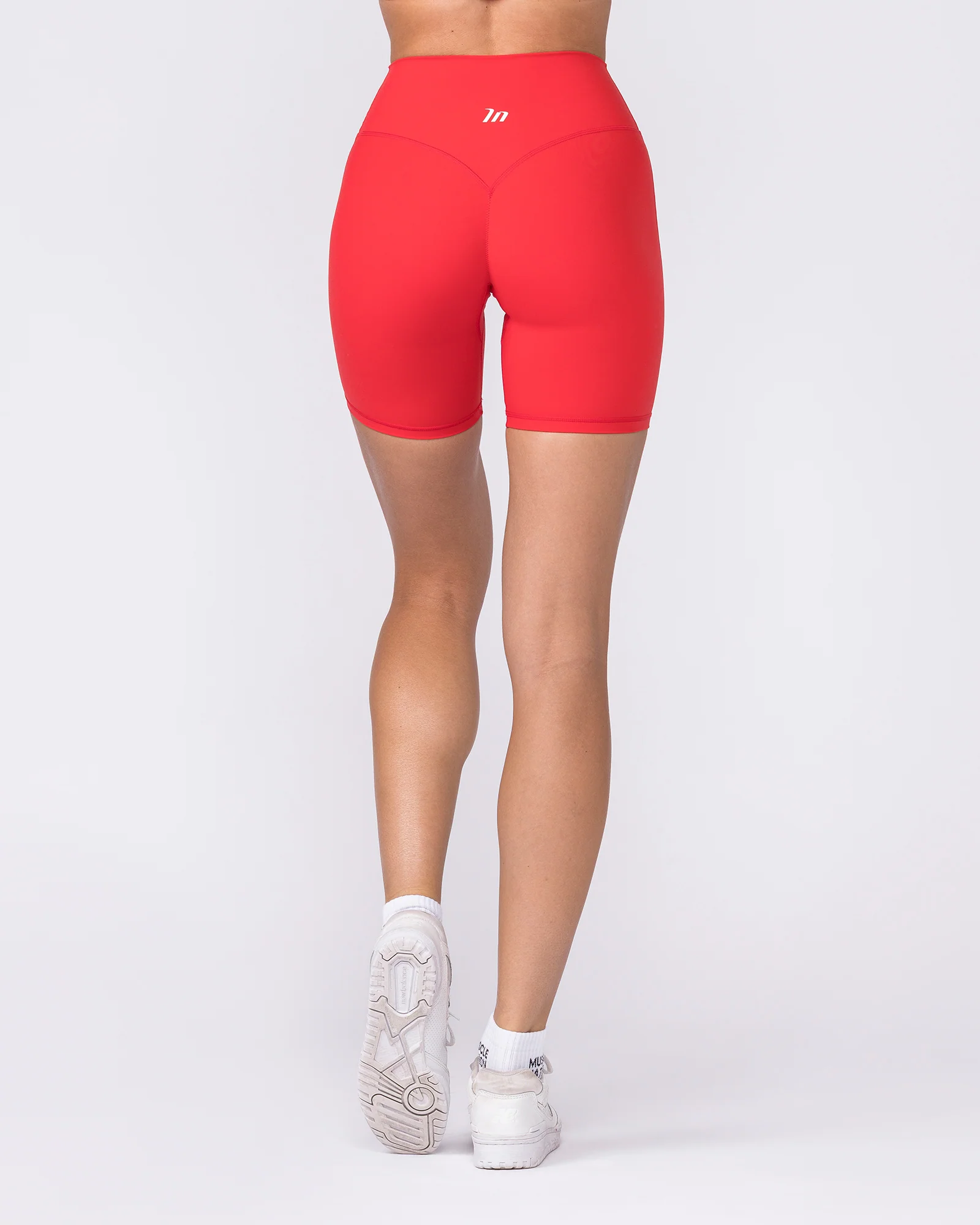 Aura Peachy Invisible Scrunch Bike Shorts - Salsa - Image 6