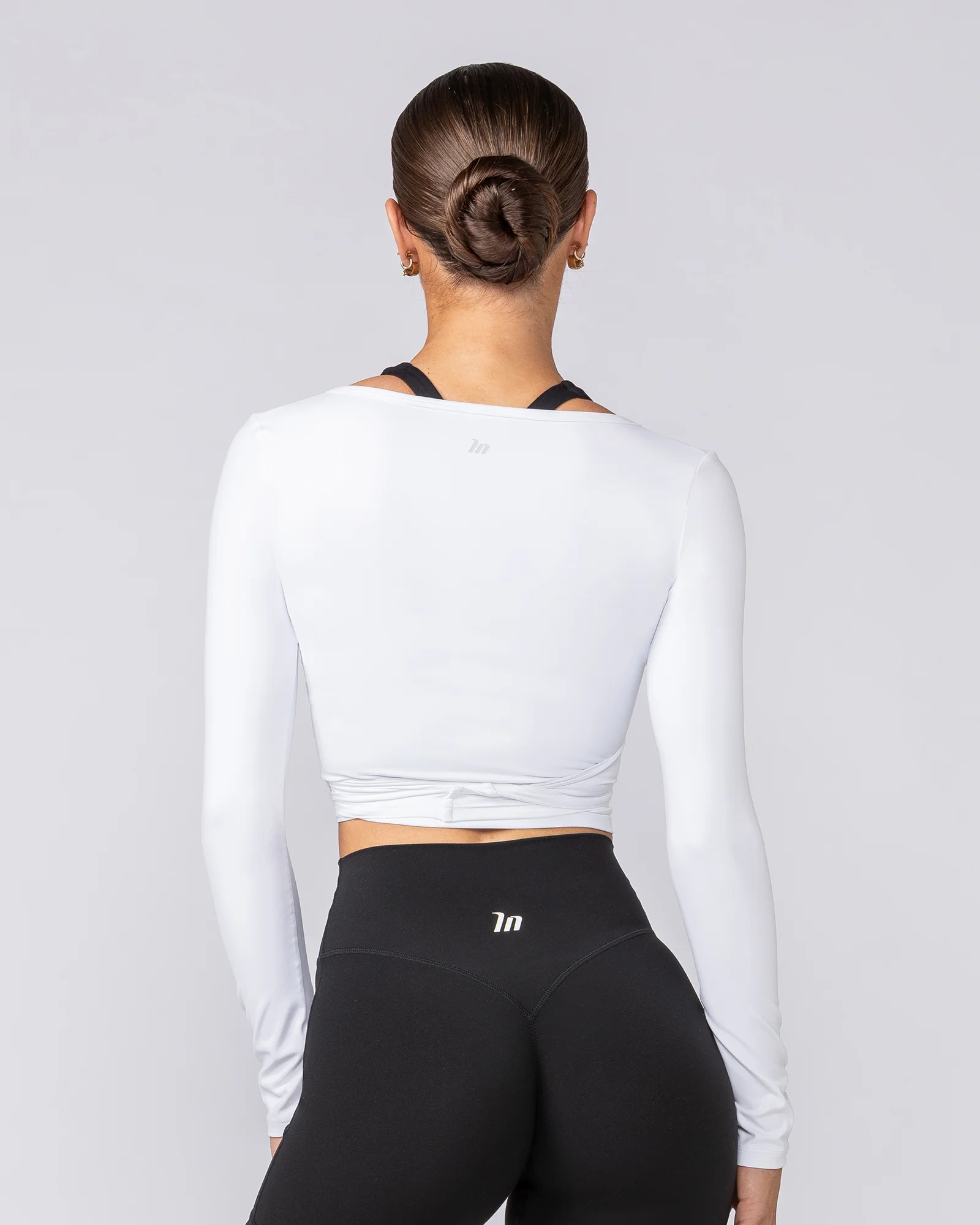 Bliss Wrap Top - White - Image 5