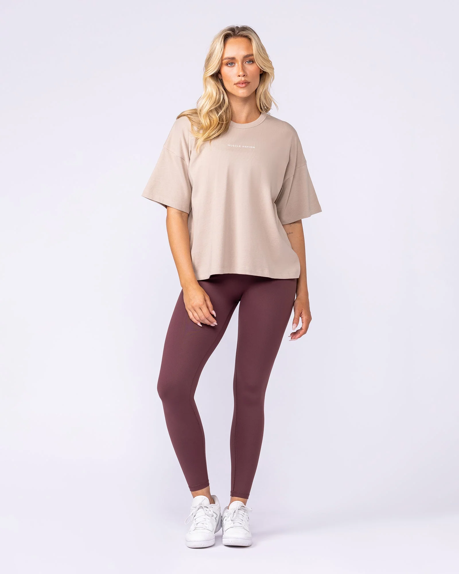 Boxy Fit Tee - Sandstorm - Image 5