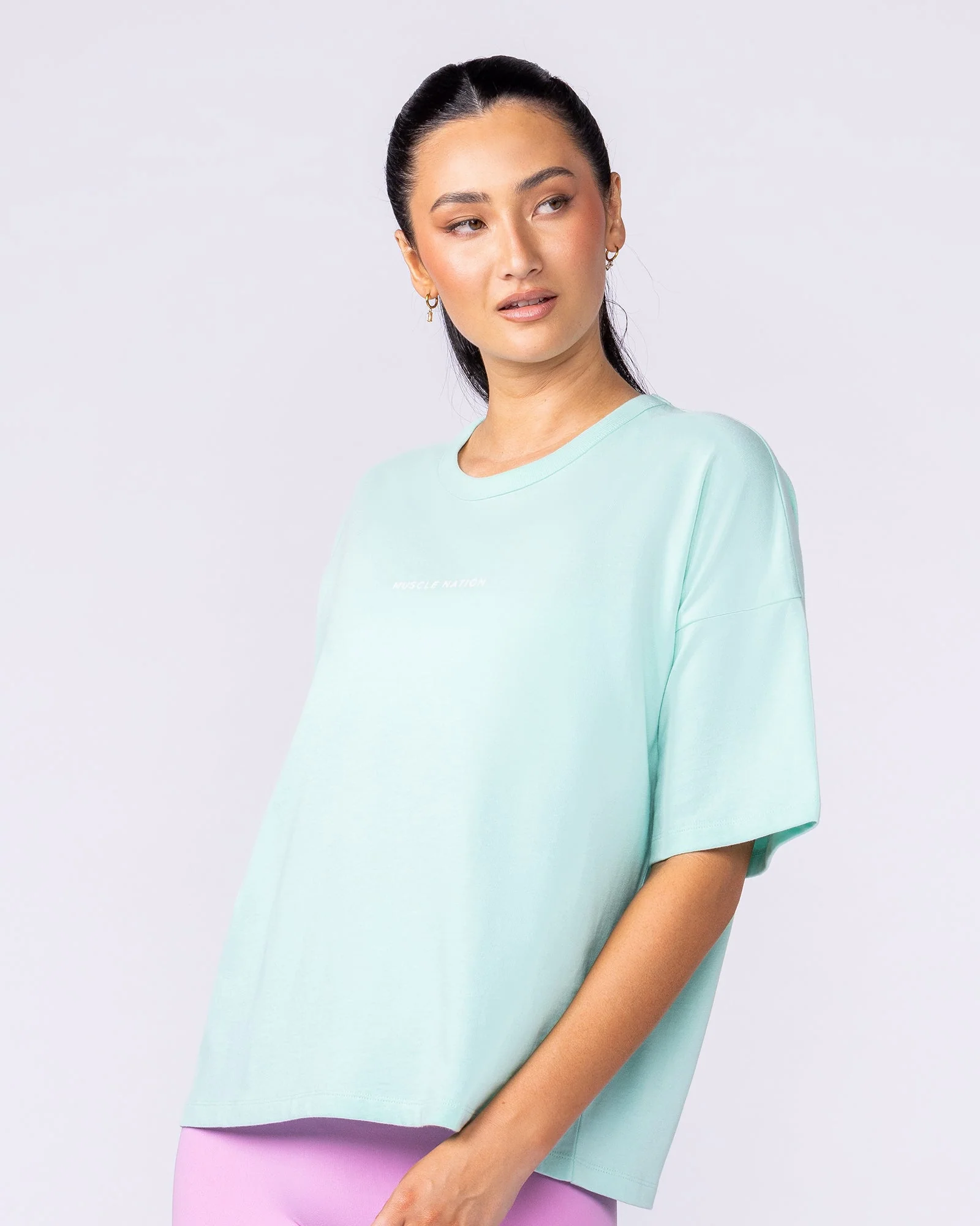 Boxy Fit Tee - Spearmint - Image 3