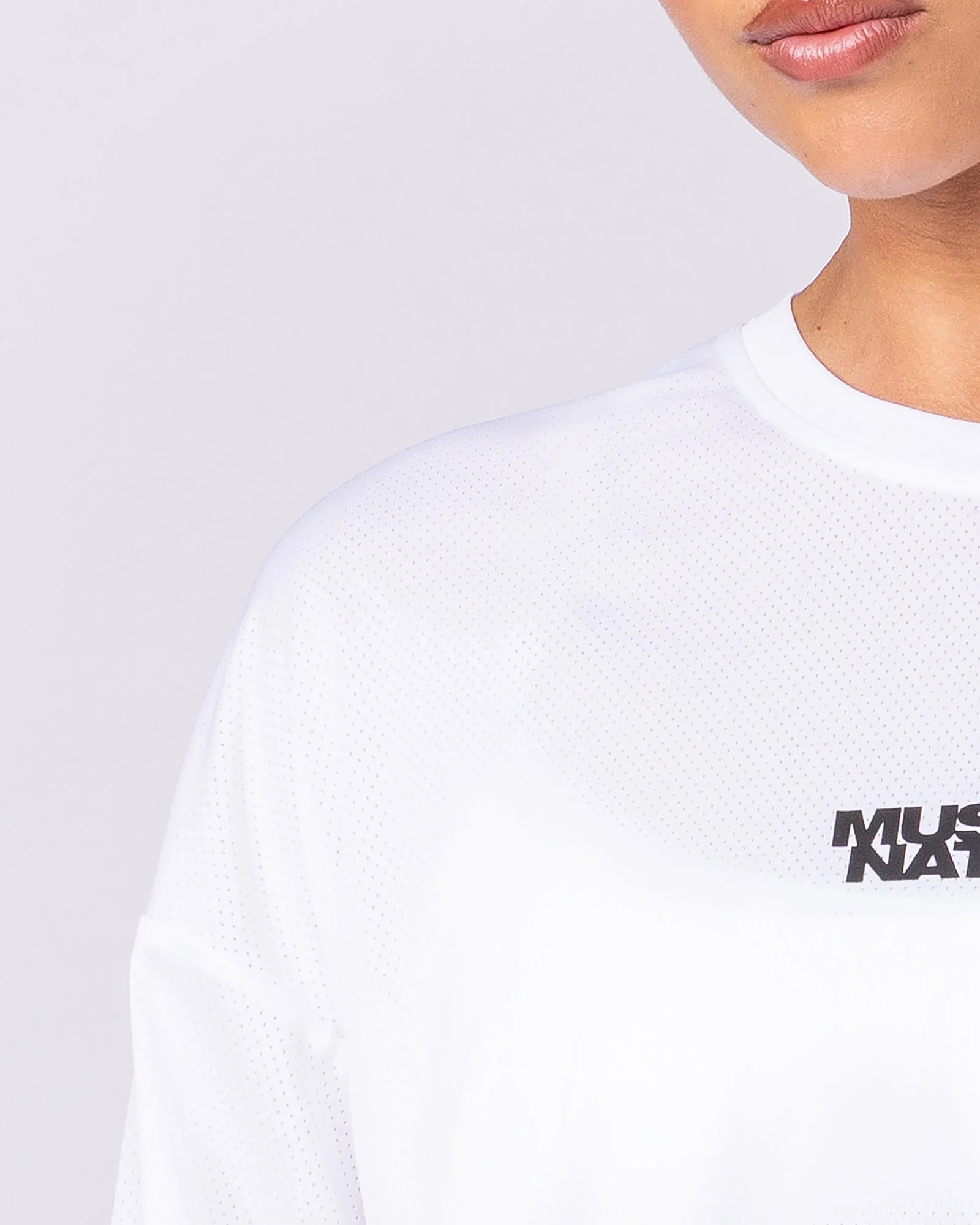 Boxy Training Tee - White - Image 2