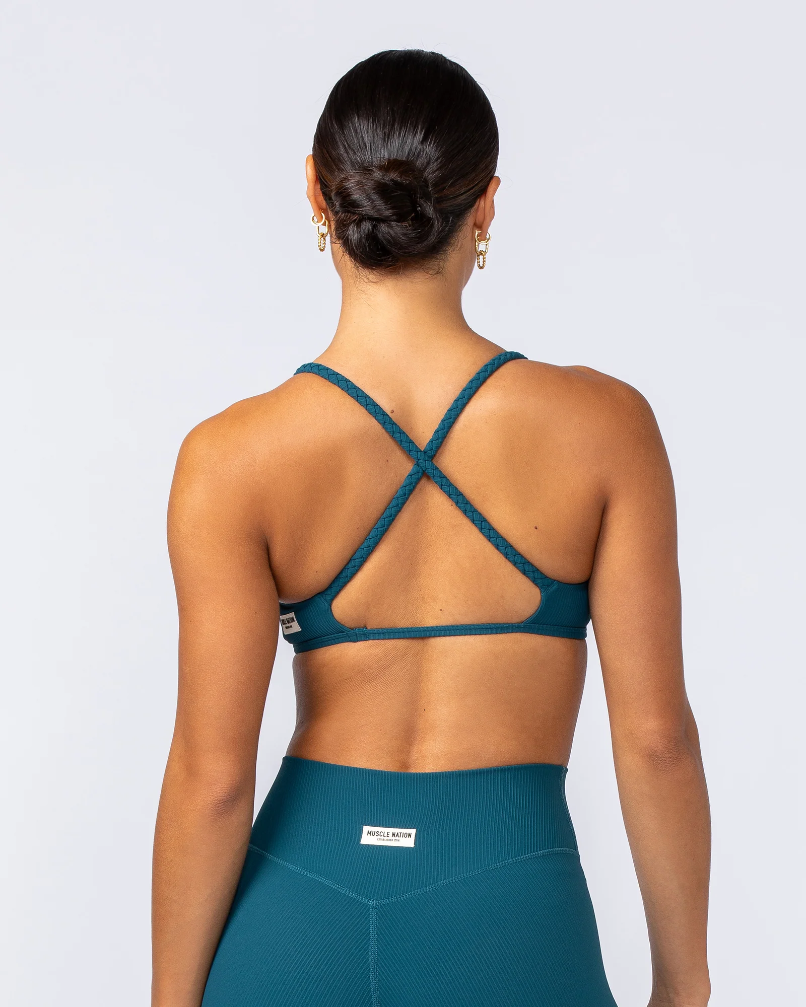 Breeze Rib Bralette - Dark Marine - Image 5