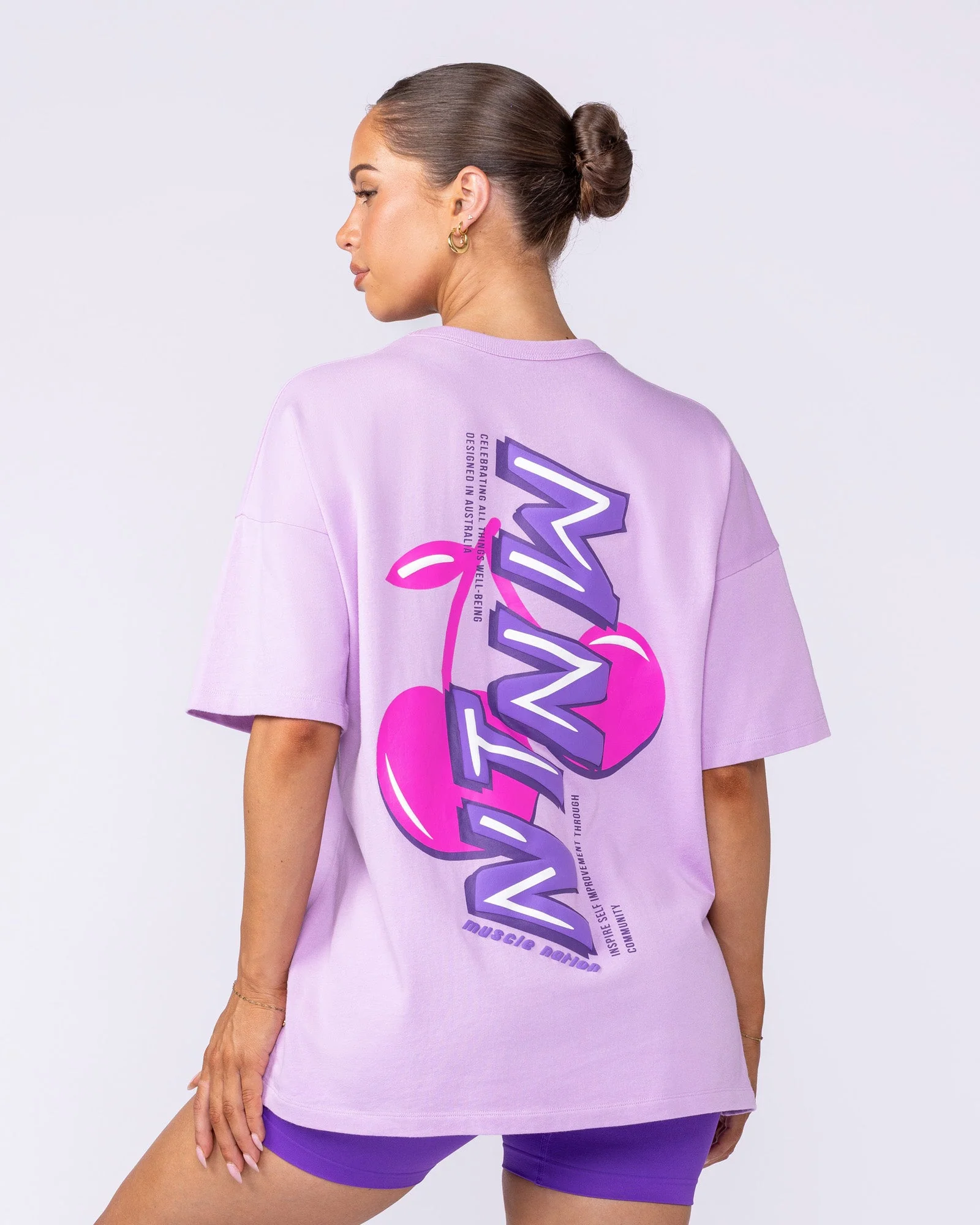Cherry Oversized Tee - Pixie - Image 2