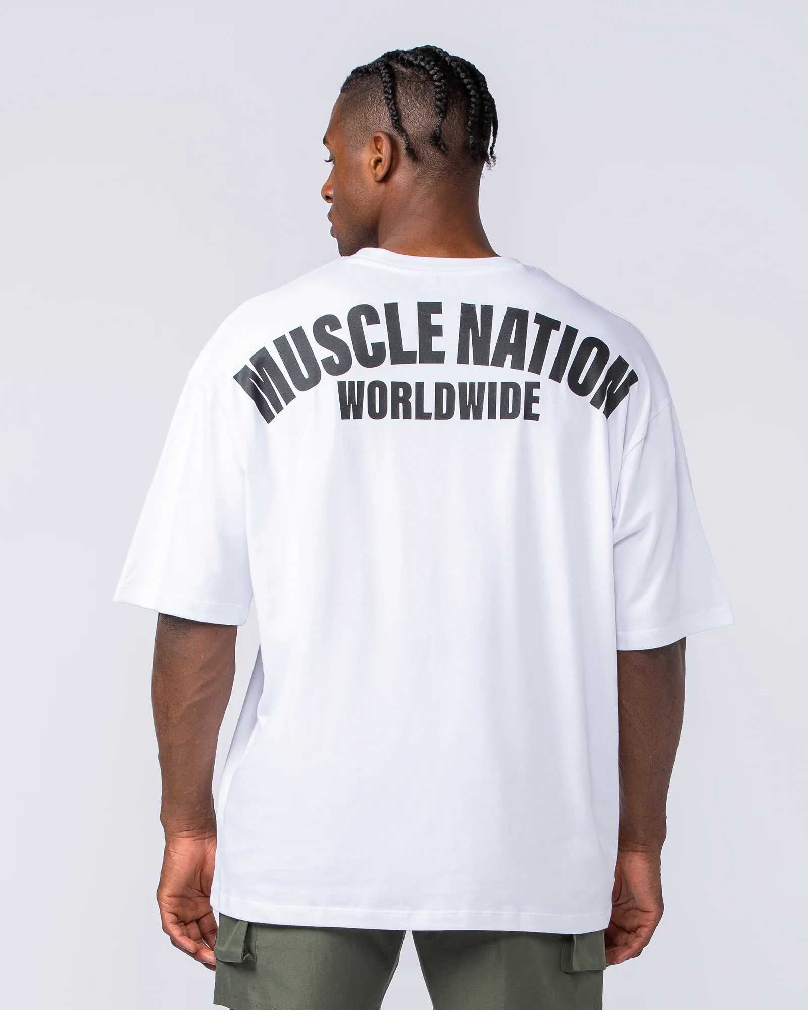 Classic Oversized Tee - White - Image 5