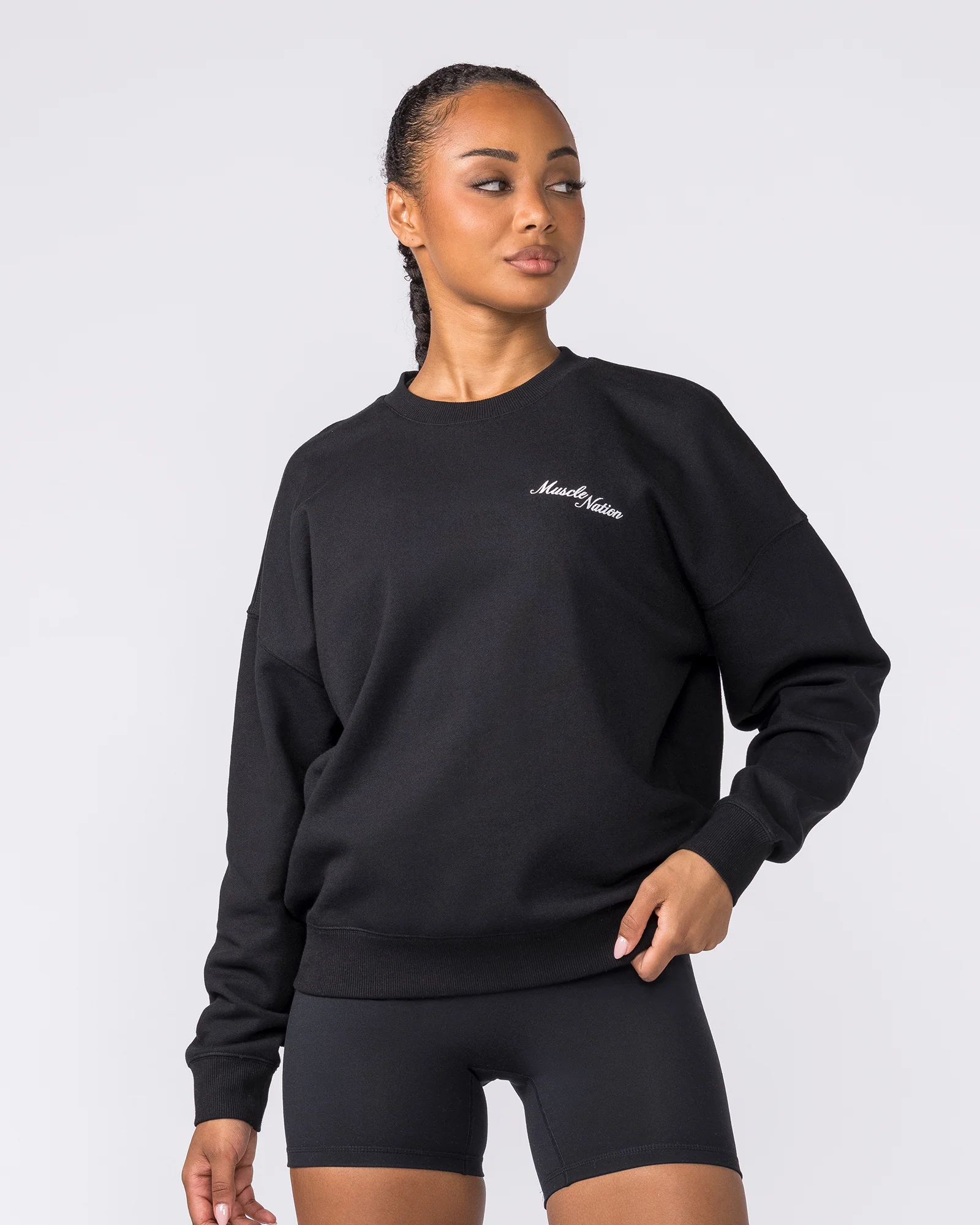 Collective Boxy Pullover - Black