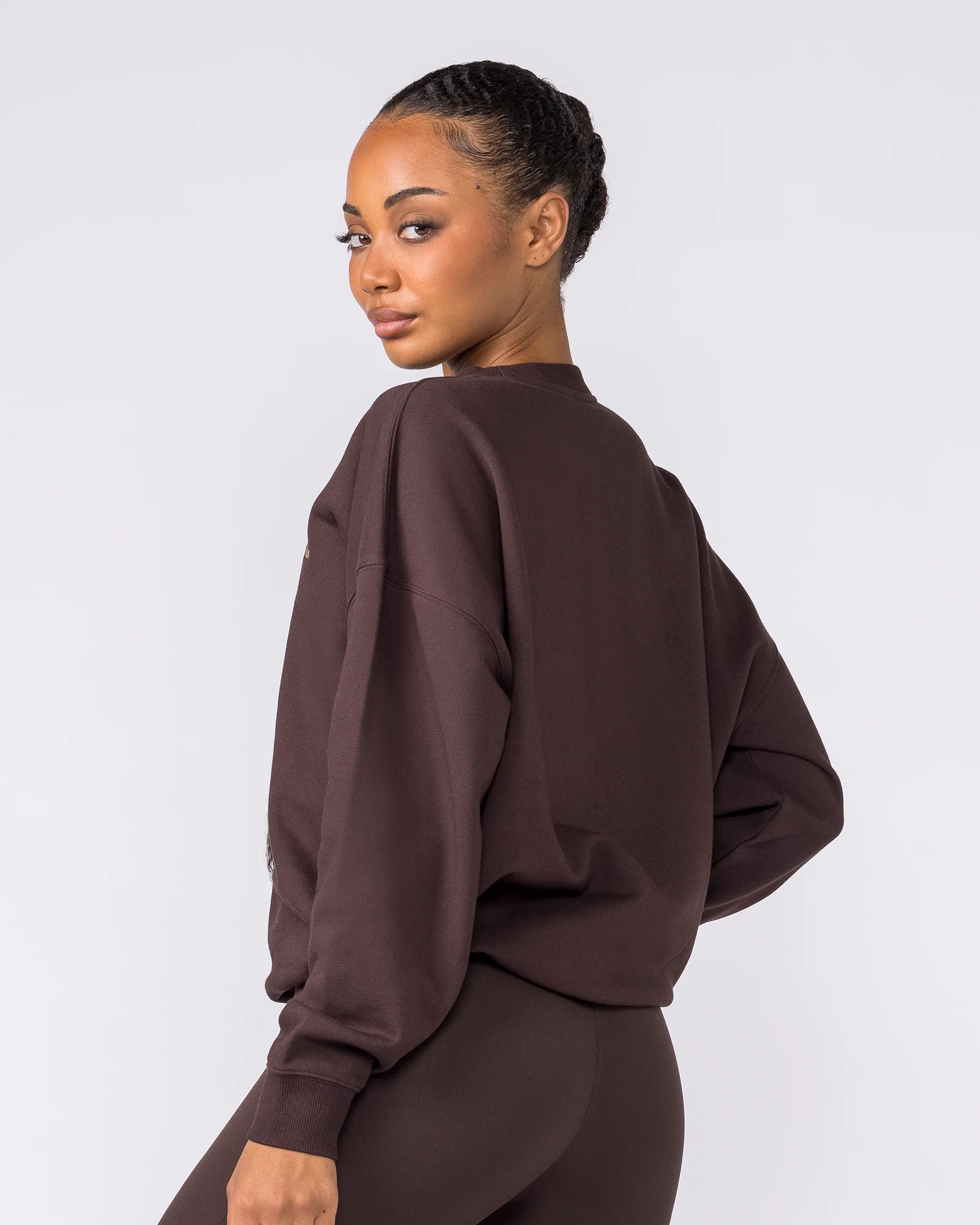 Collective Boxy Pullover - Cocoa - Image 2