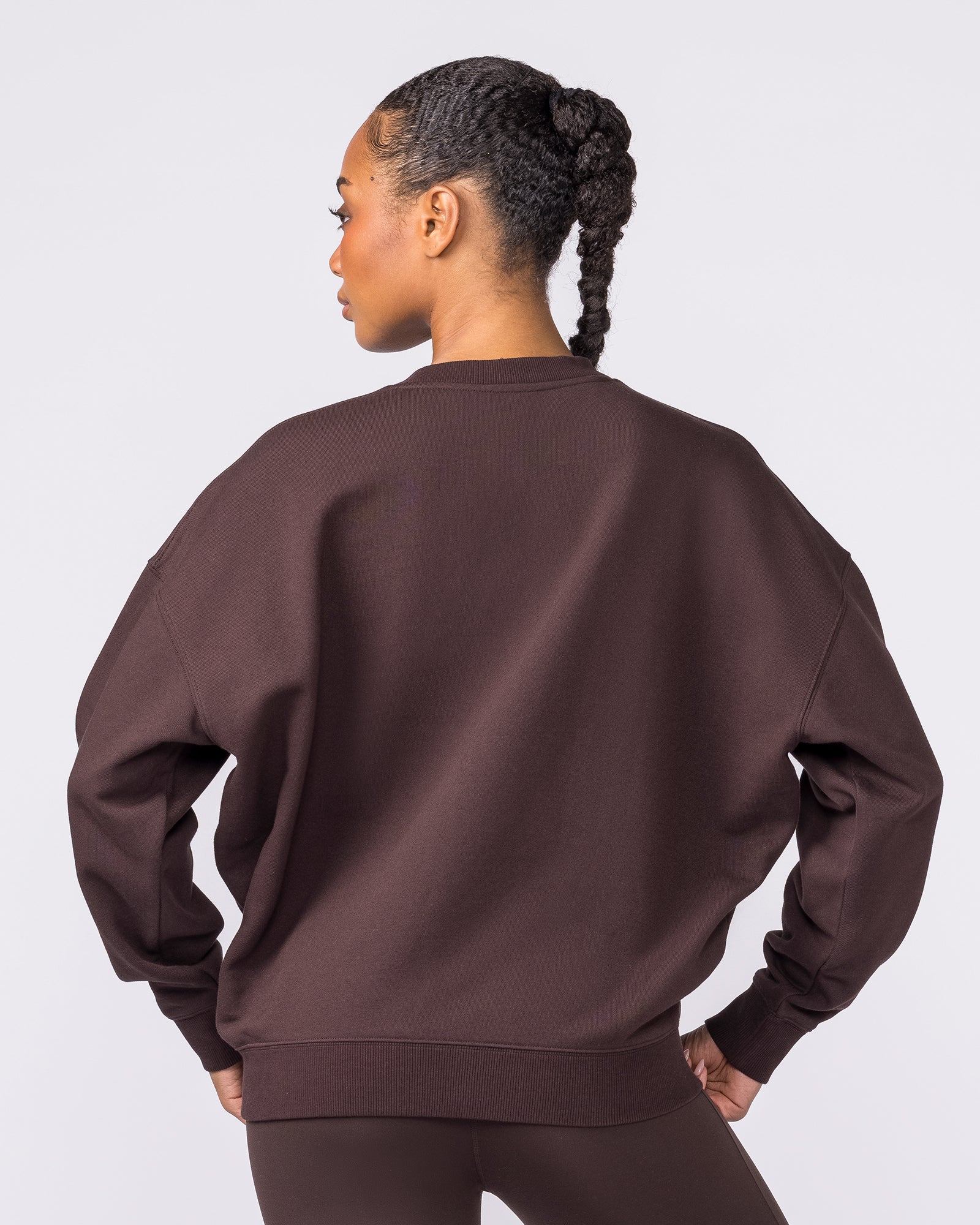 Collective Boxy Pullover - Cocoa - Image 4