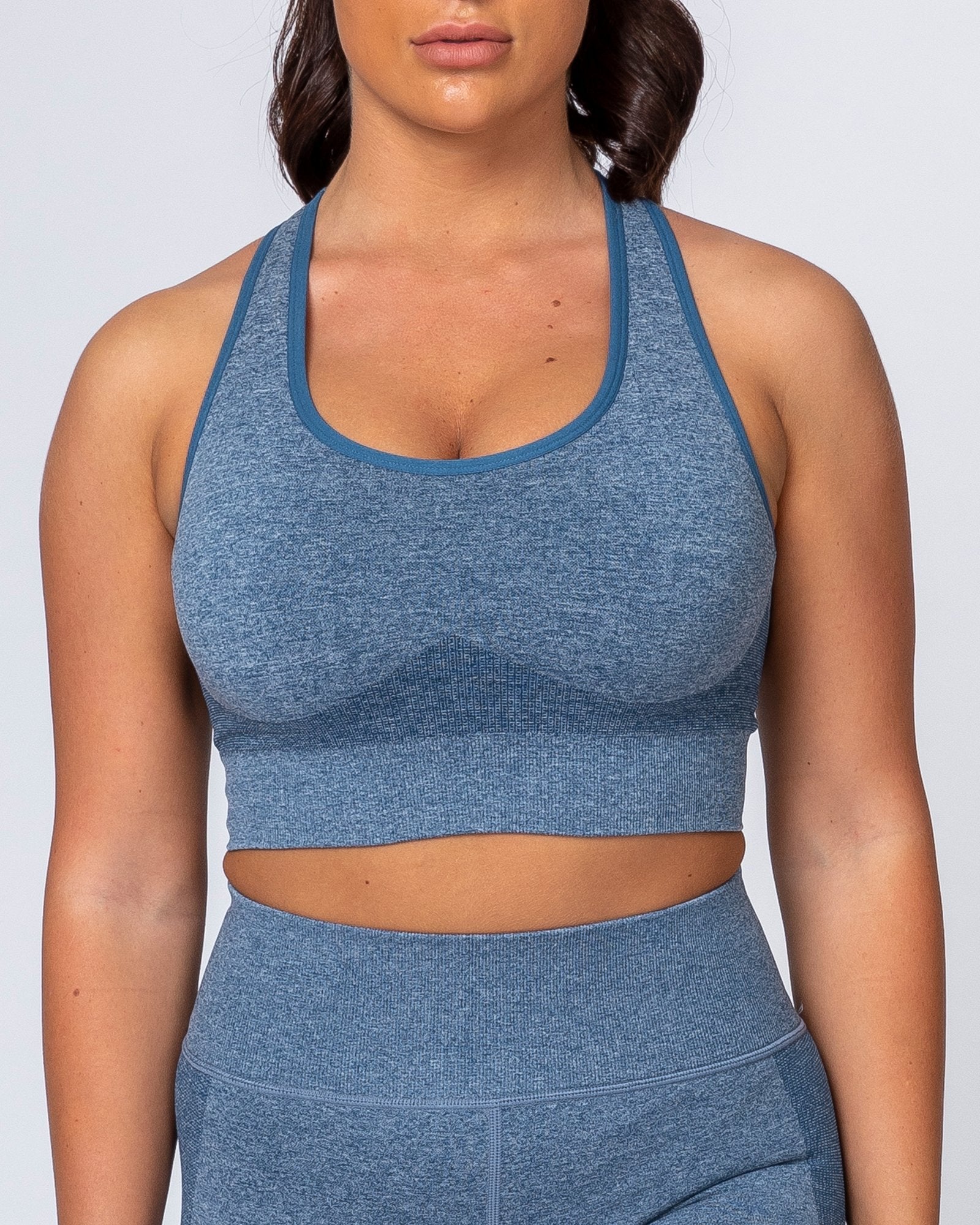 Comfort Seamless Bra - Navy Marl - Image 3