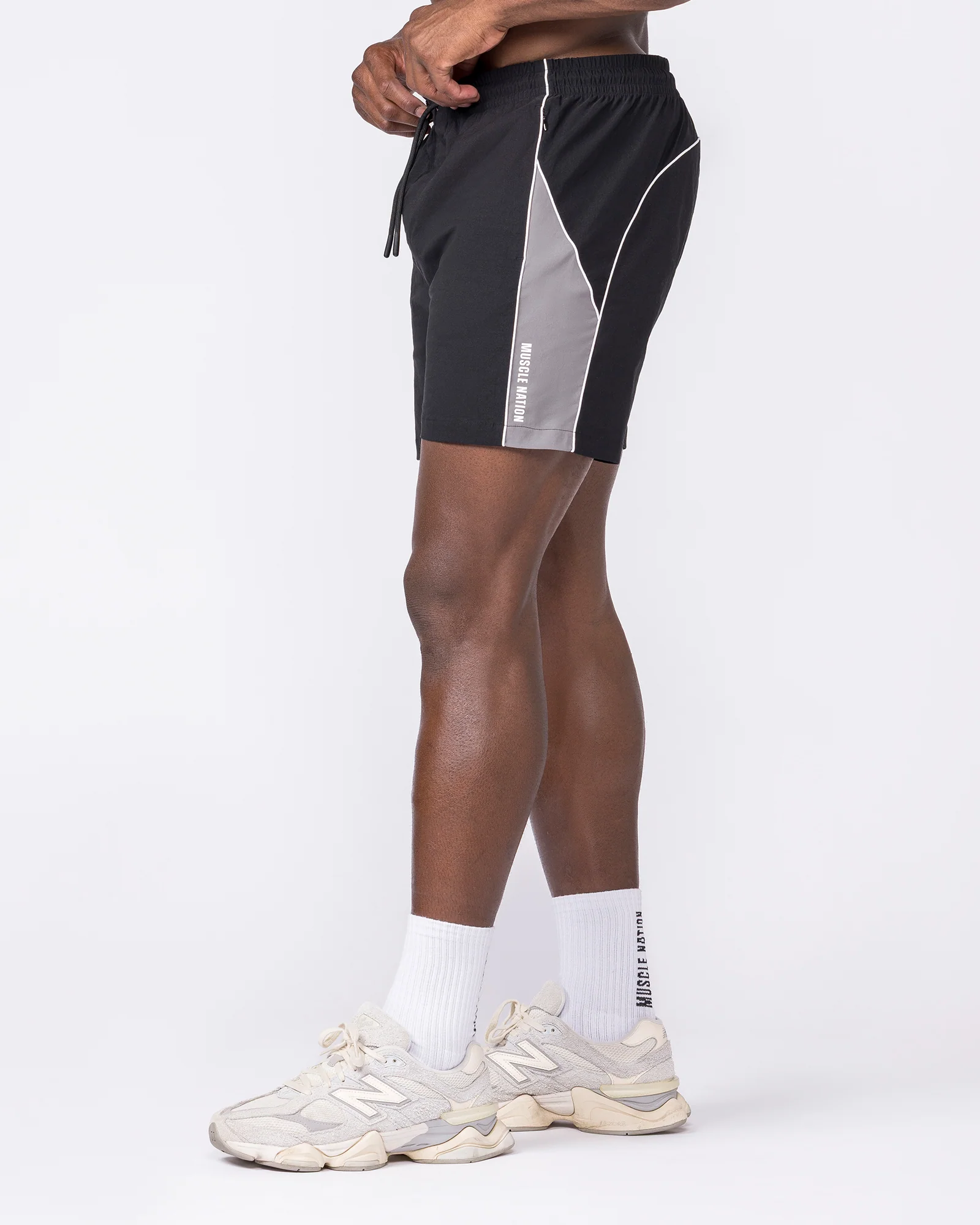 Command Windbreaker Shorts - Black - Image 2