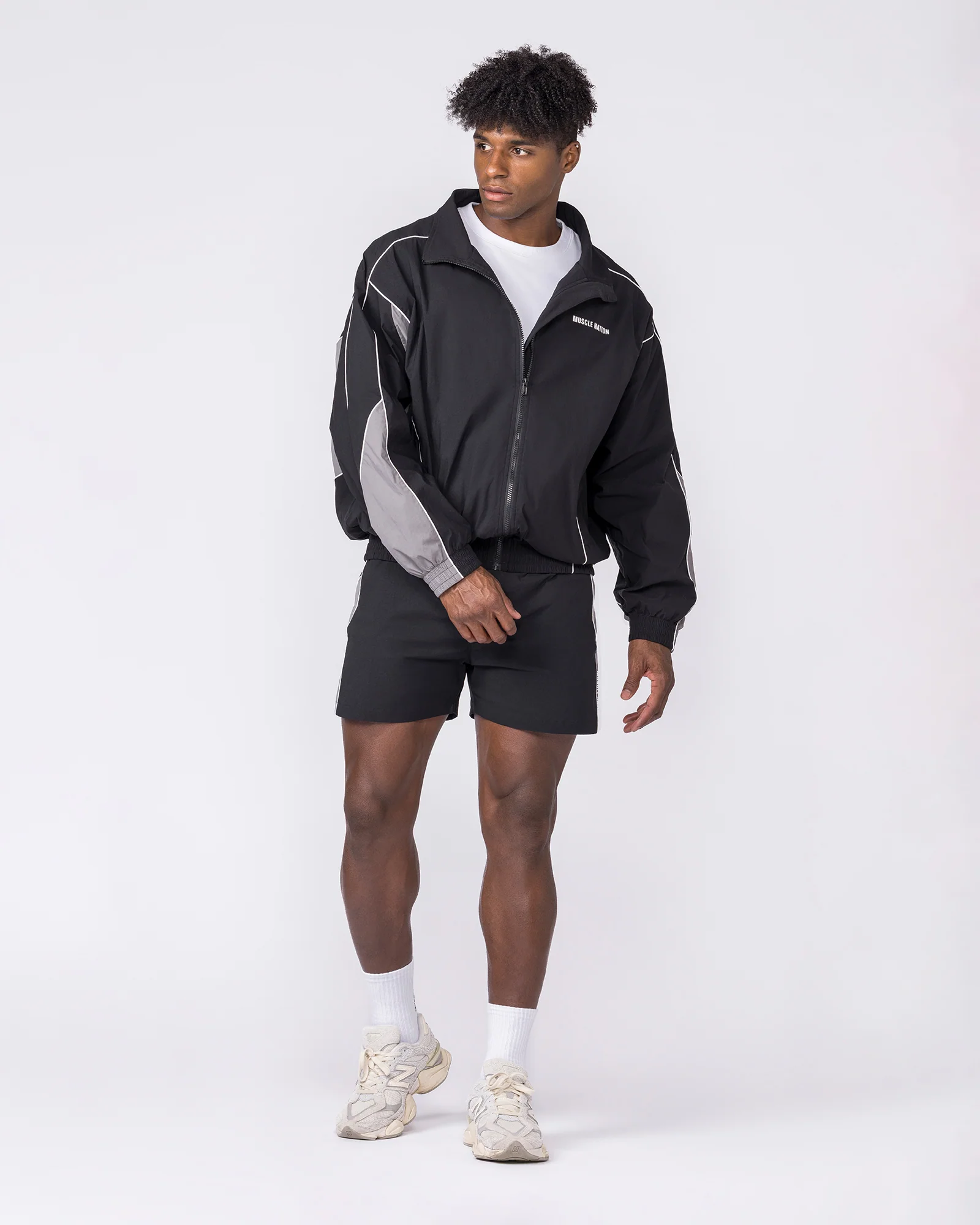Command Windbreaker Shorts - Black - Image 7