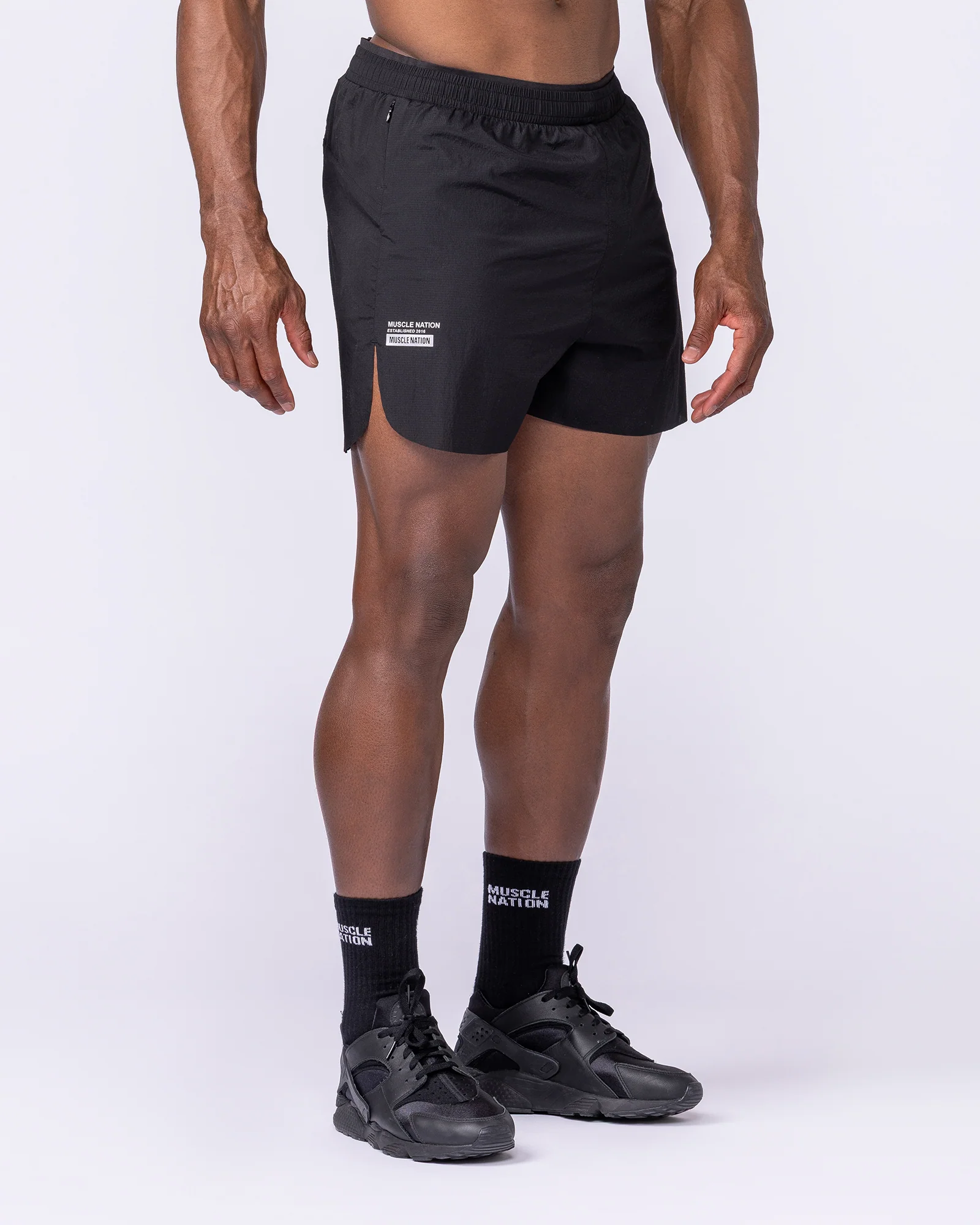 Compete 3" Run Shorts - Black