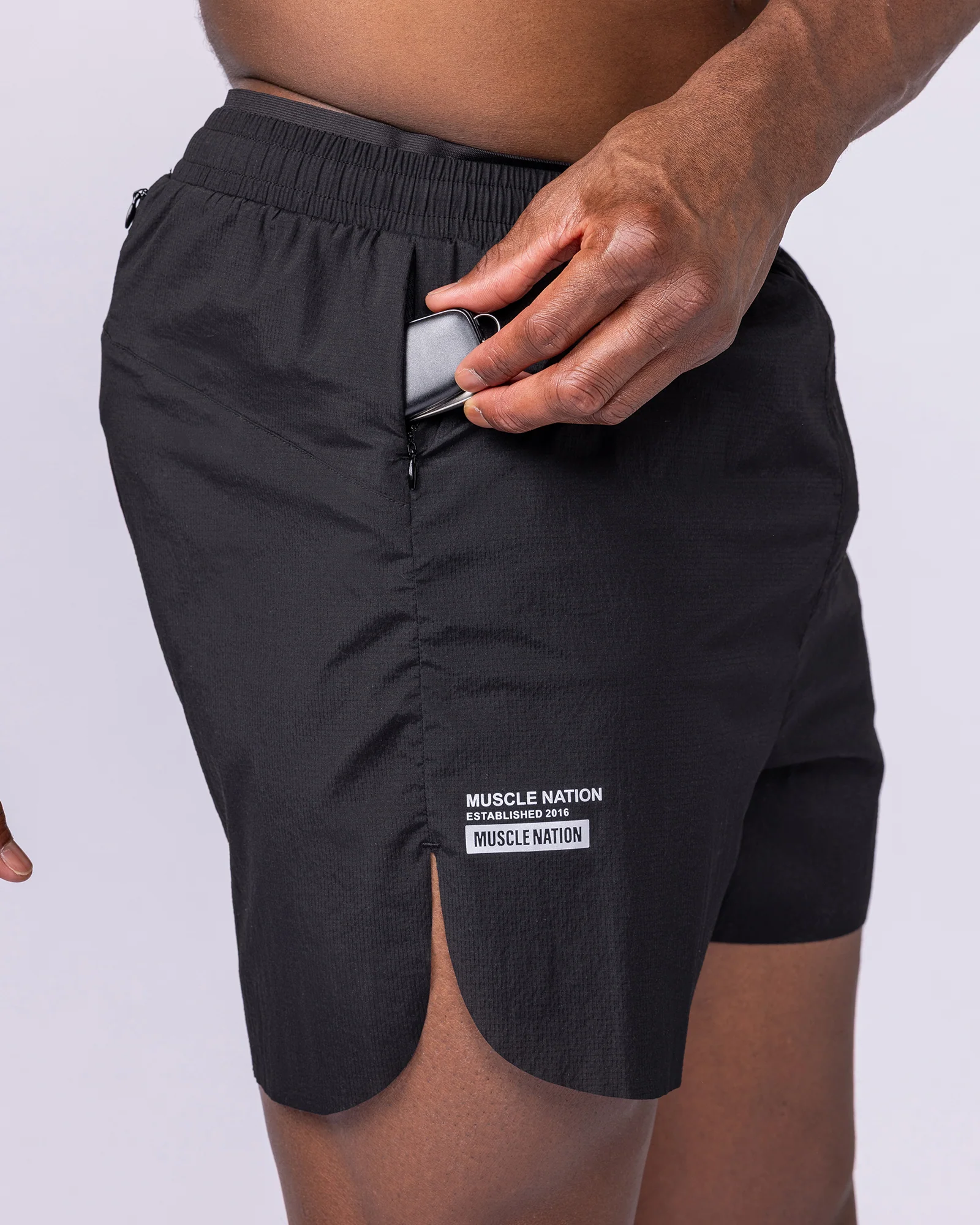 Compete 3" Run Shorts - Black - Image 6