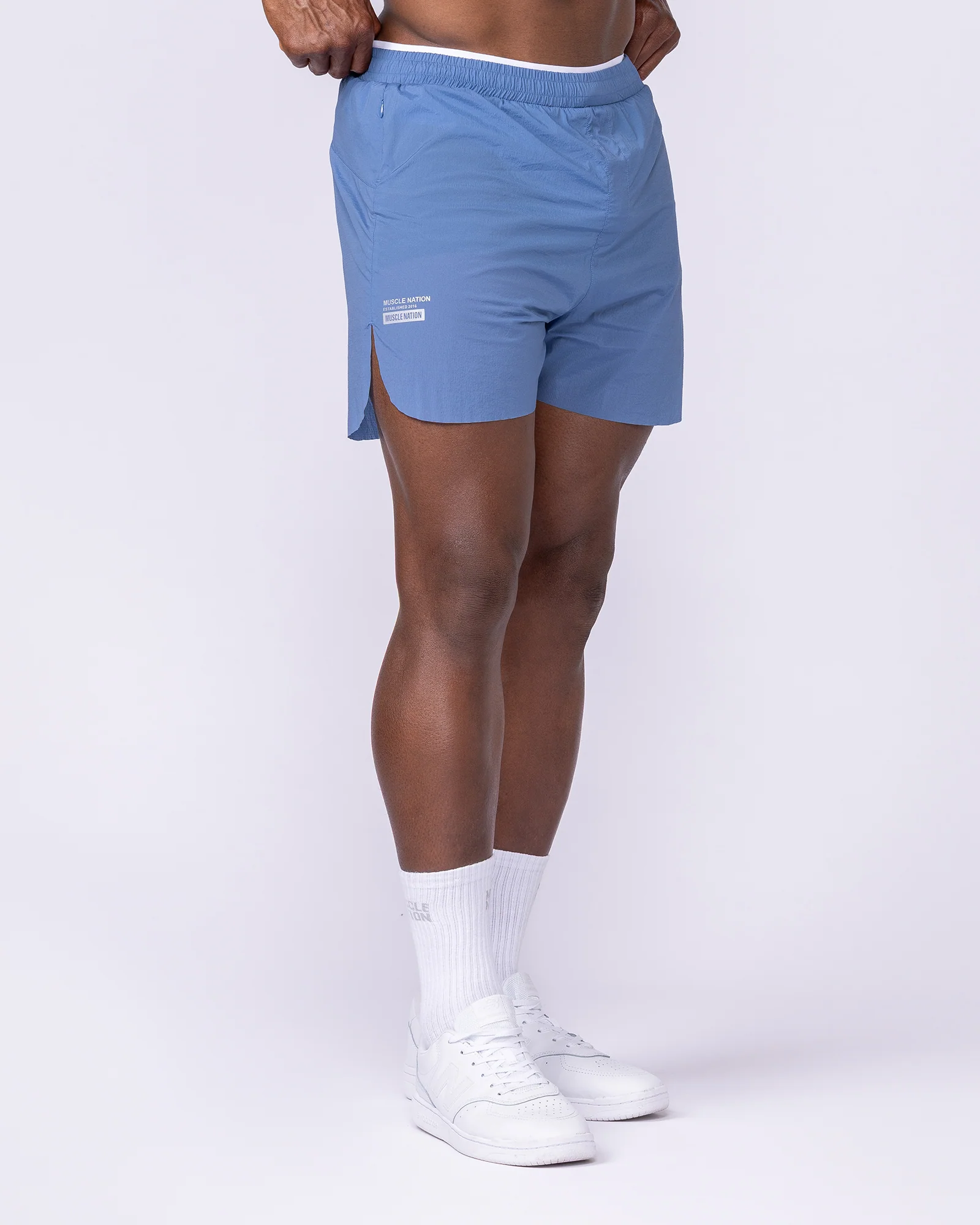 Compete 3" Run Shorts - Pacific