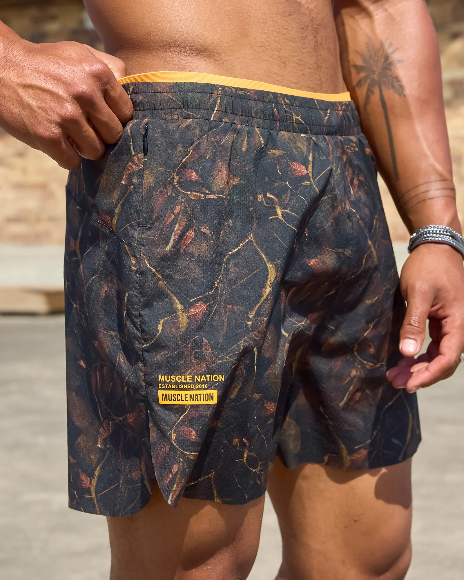 Compete 3" Run Shorts - Tree Camo