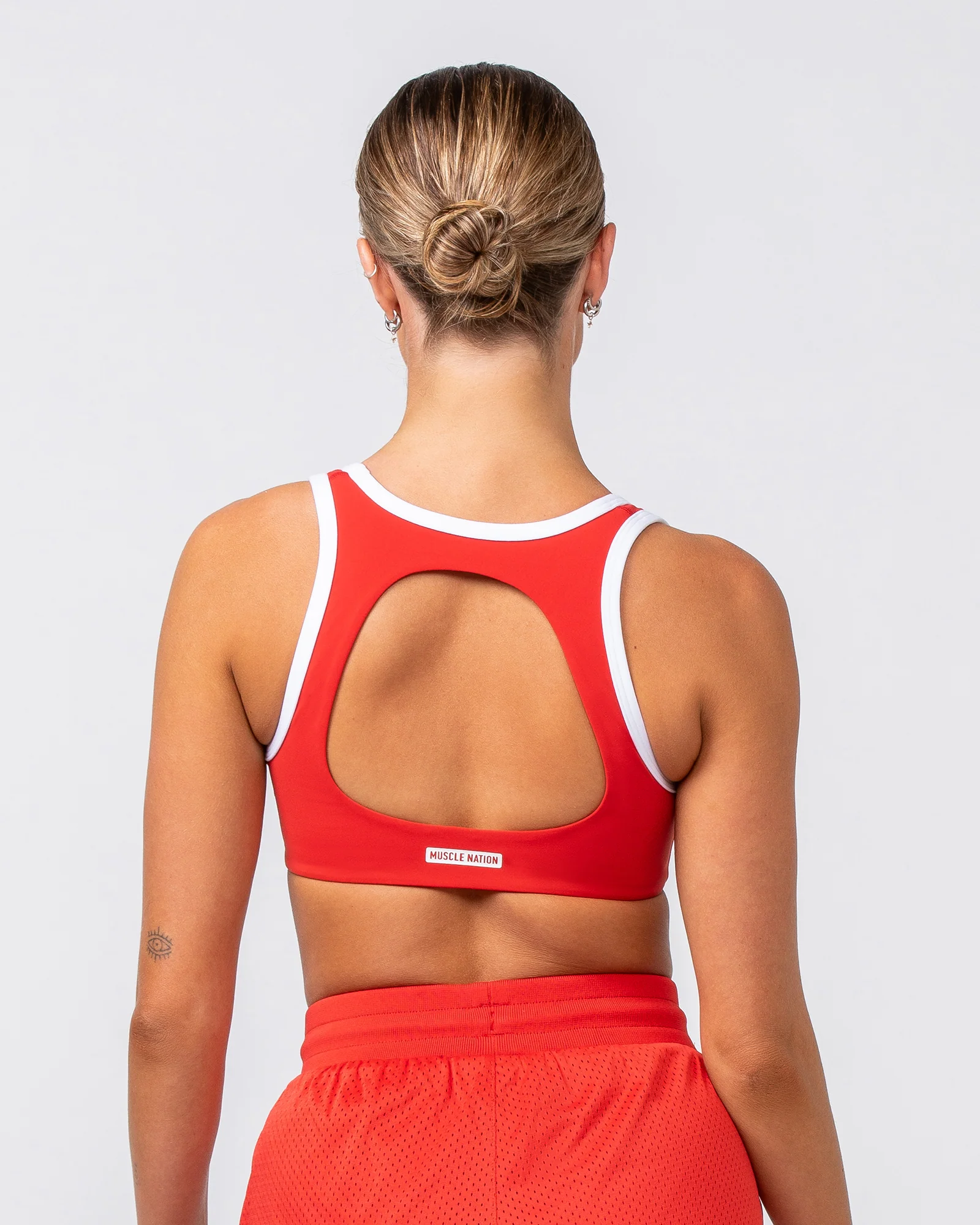 Contrast Bralette - Crimson - Image 5