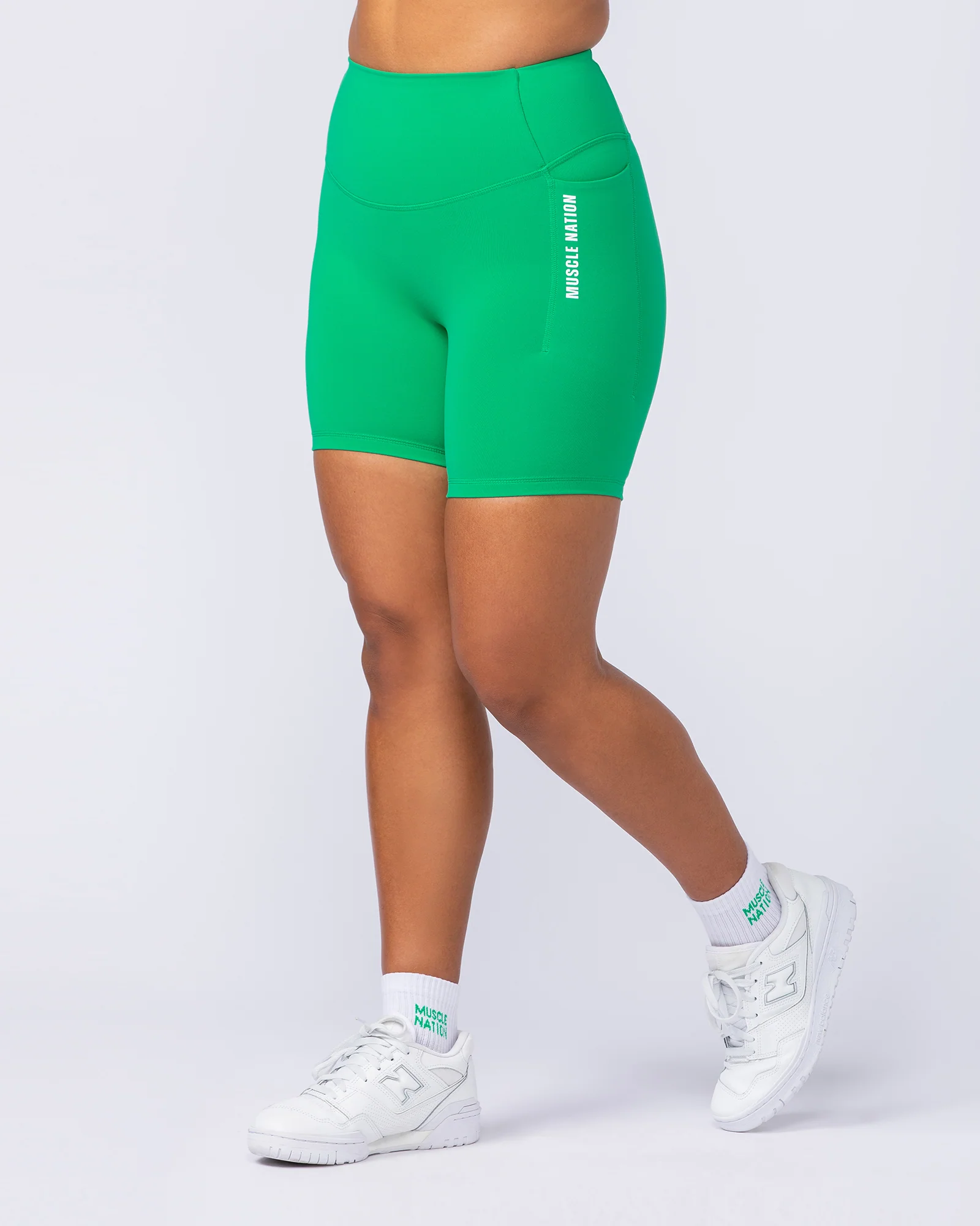 Core Pocket Bike Shorts - Clover - Image 2