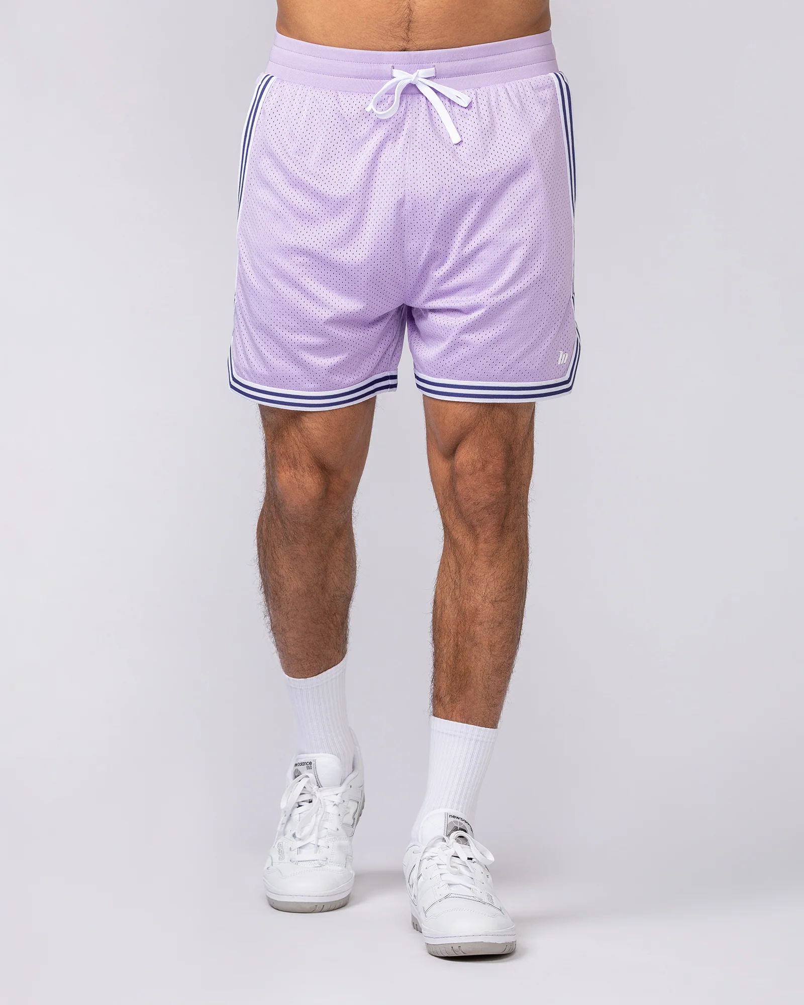 Courtside Basketball 5" Shorts - Lavender - Image 2