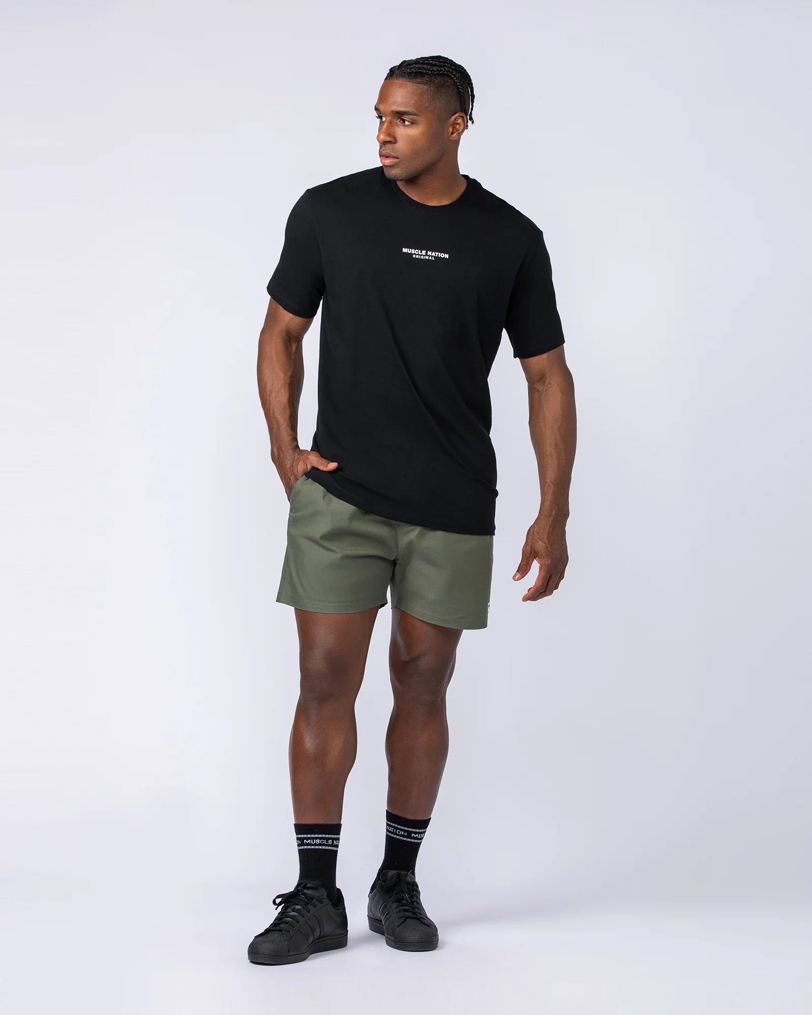 Daily 4" Shorts - Dark Khaki - Image 6