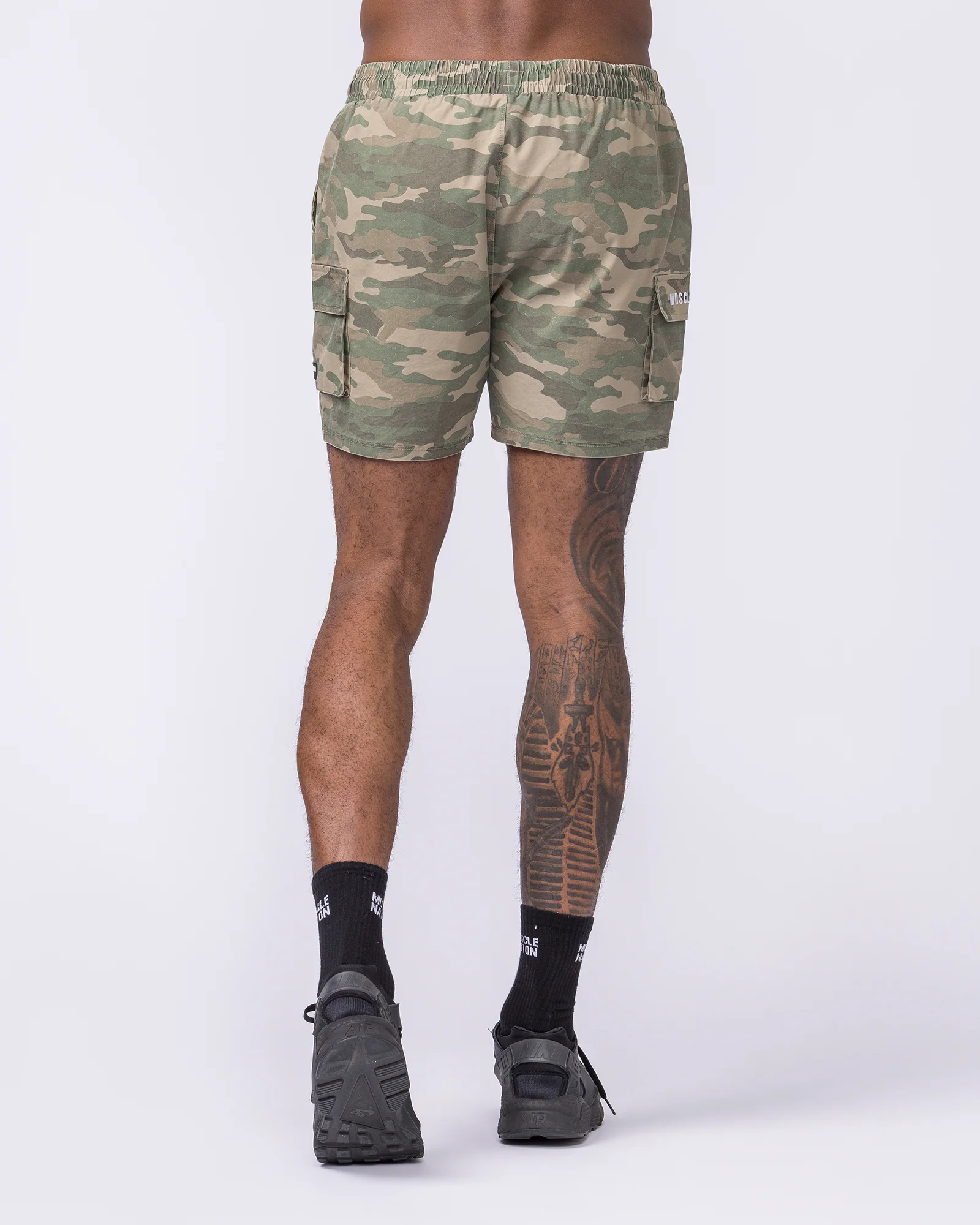 Daily Cargo 5" Shorts - Washed Camo Print - Image 5