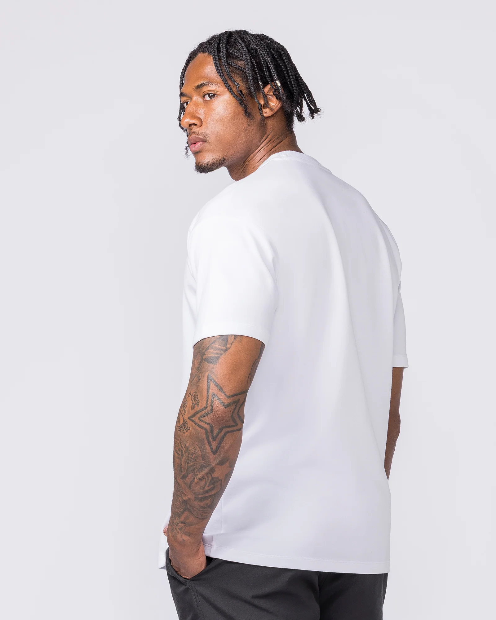 Daily Regular Fit Tee - White - Image 2