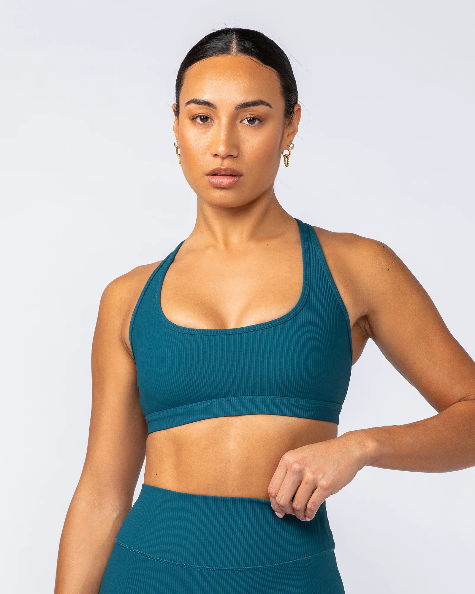 Drew Rib Bra - Dark Marine