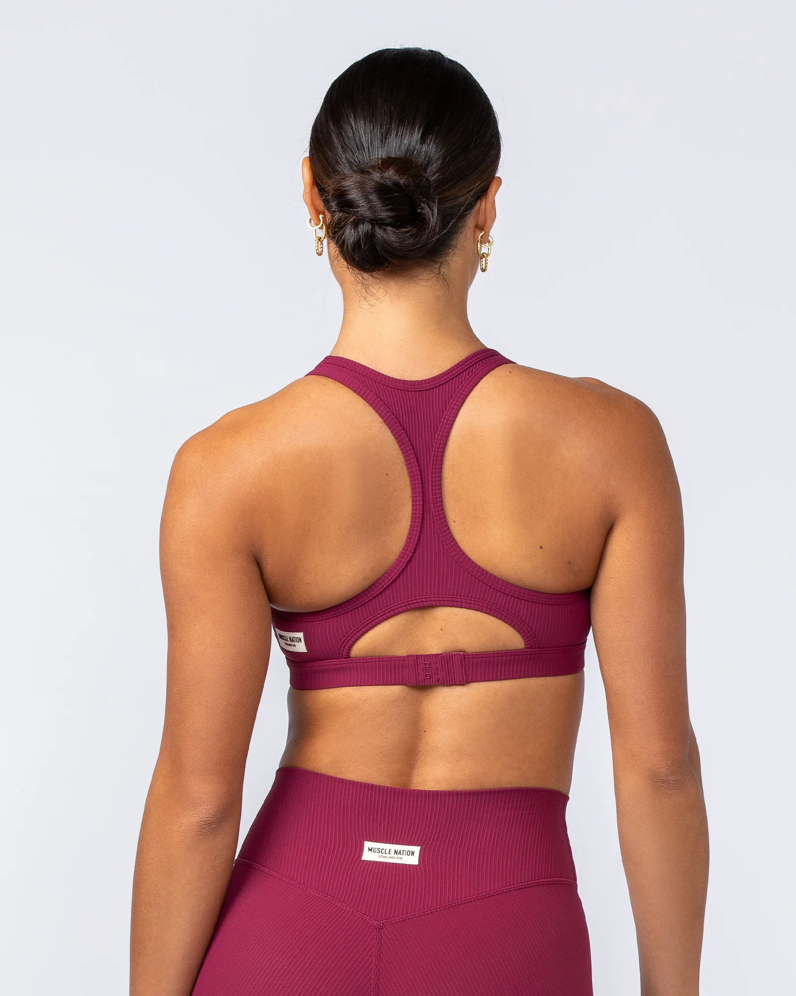 Drew Rib Bra - Rose Bud - Image 6