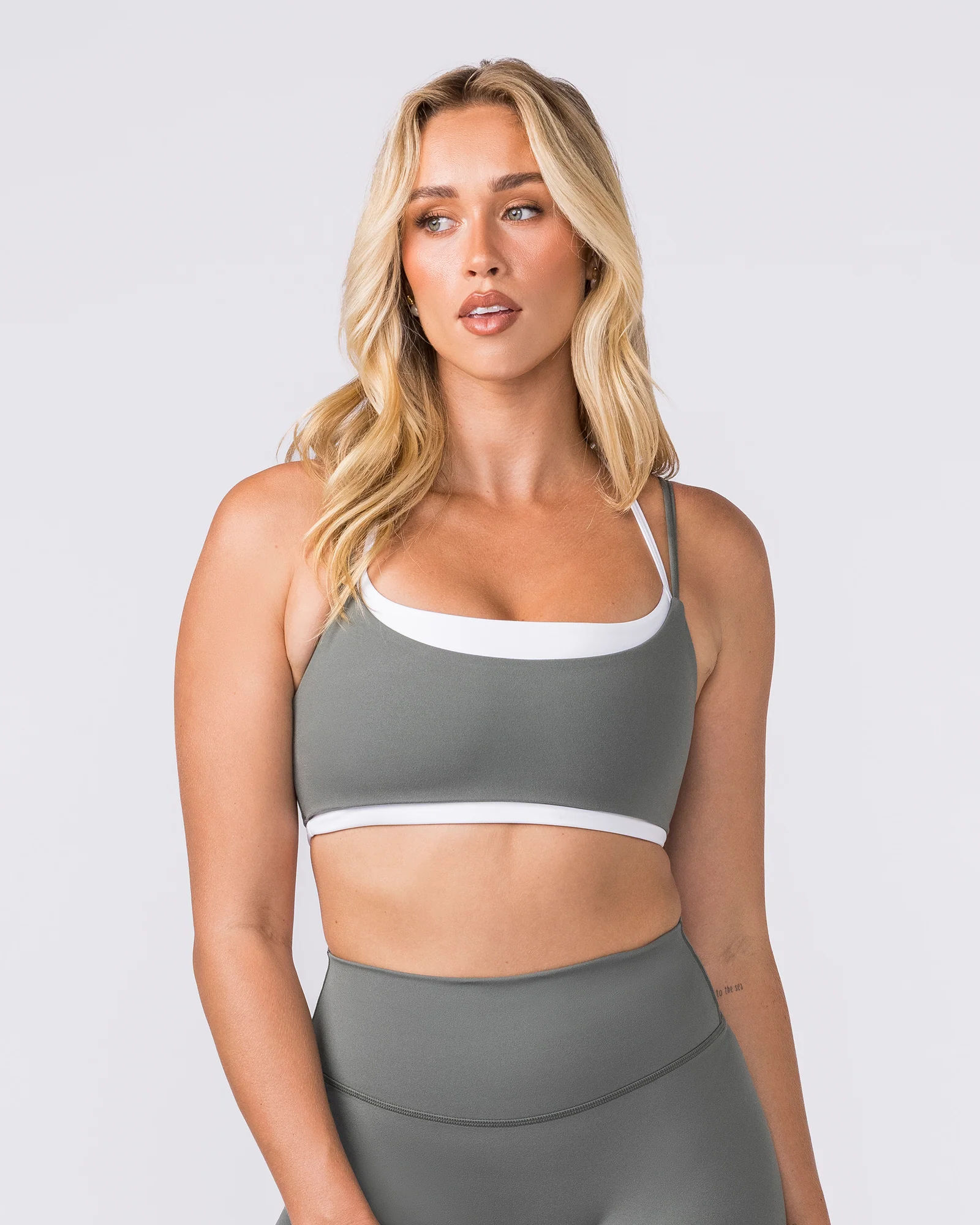 Duo Bralette - White/Botanica - Image 3