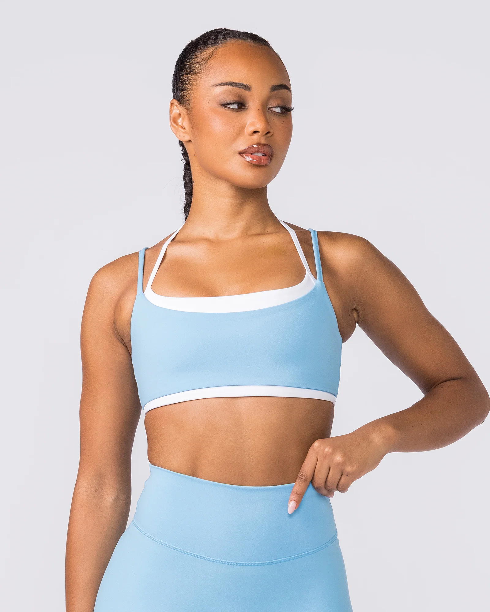 Duo Bralette - White/Frosted - Image 3