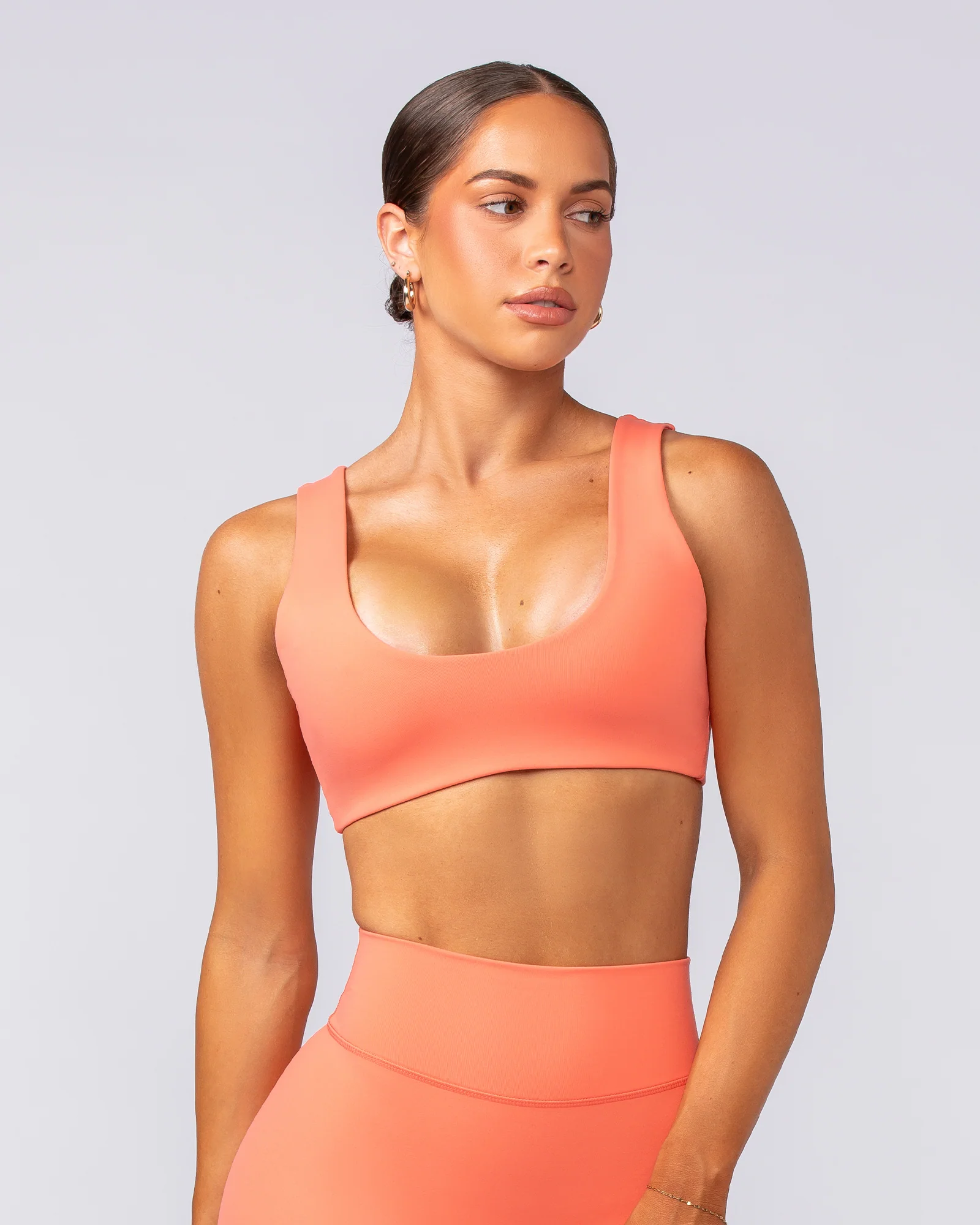 Elite Bralette - Hot Coral - Image 2
