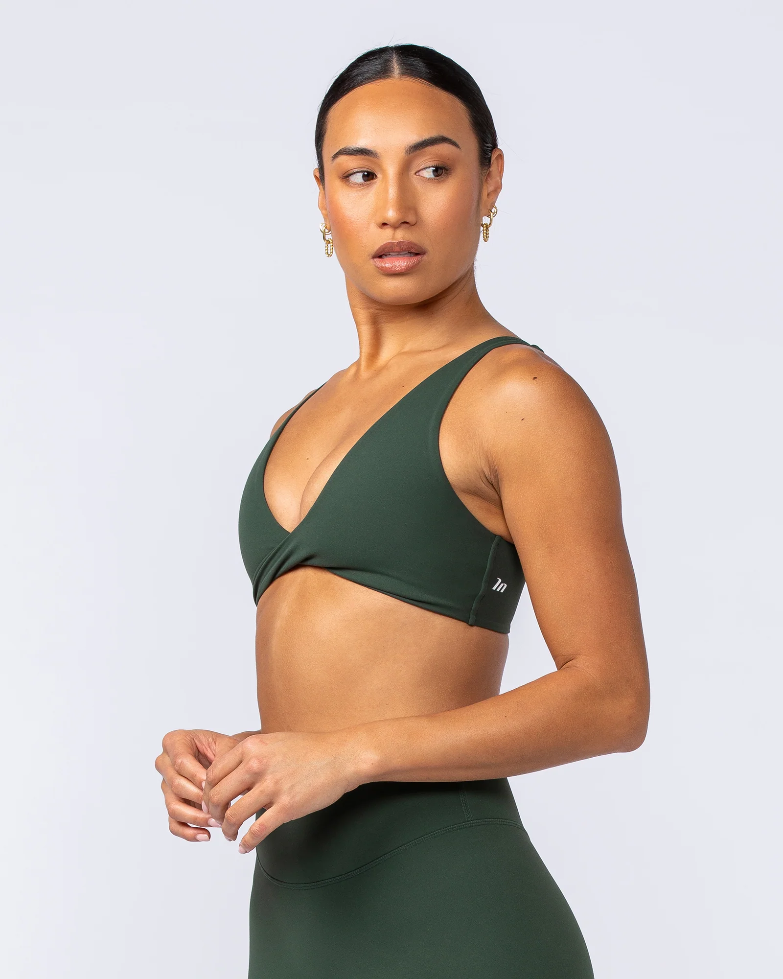 Embody Bralette - Dark Olive - Image 2