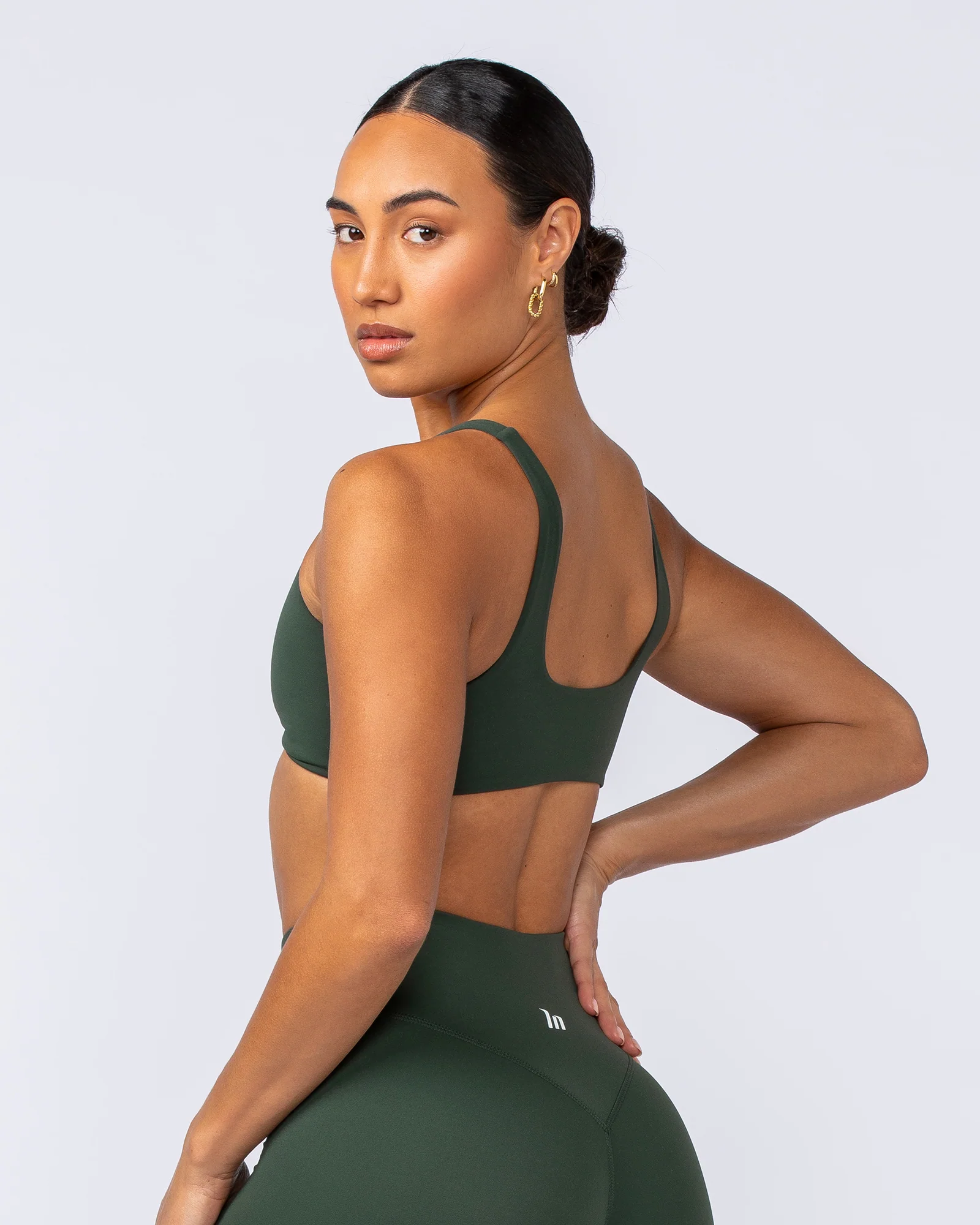 Embody Bralette - Dark Olive - Image 3