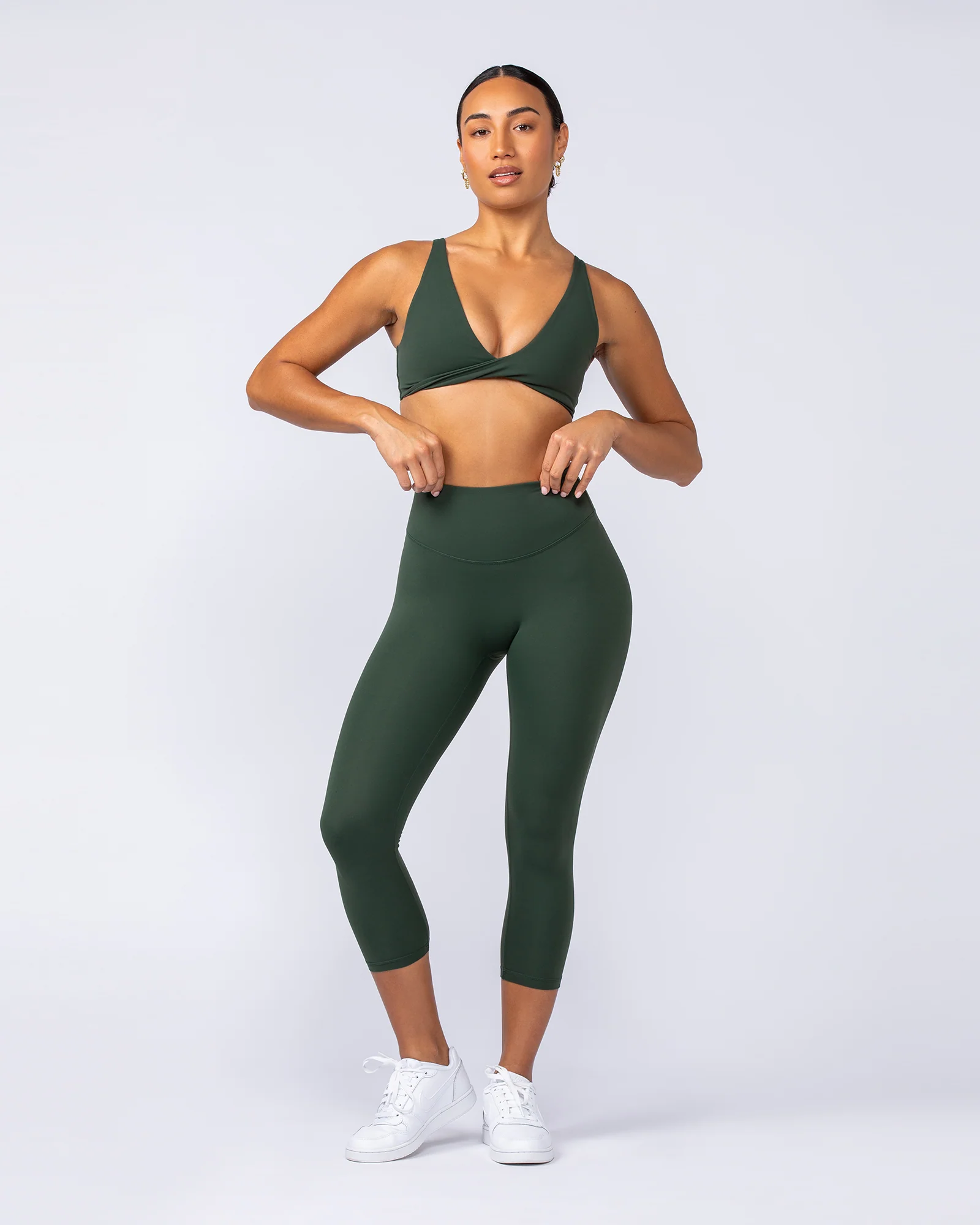 Embody Bralette - Dark Olive - Image 5