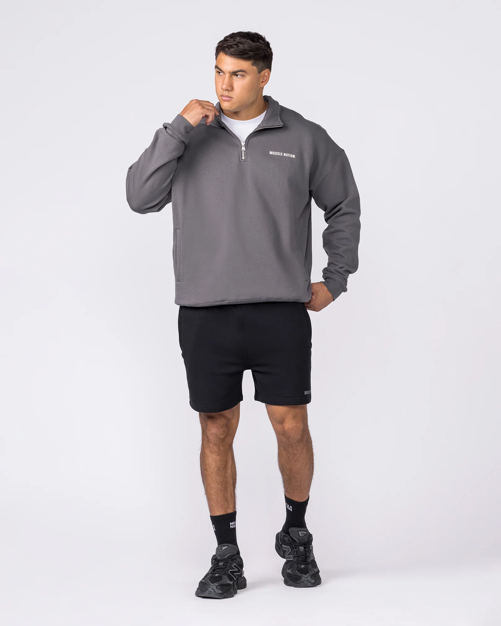 Essential Quarter Zip - Tornado - Image 5