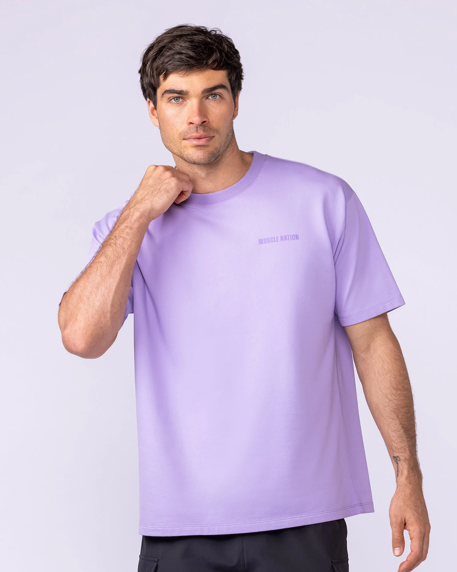 Essential Regular Fit Tee - Lavender - Image 3
