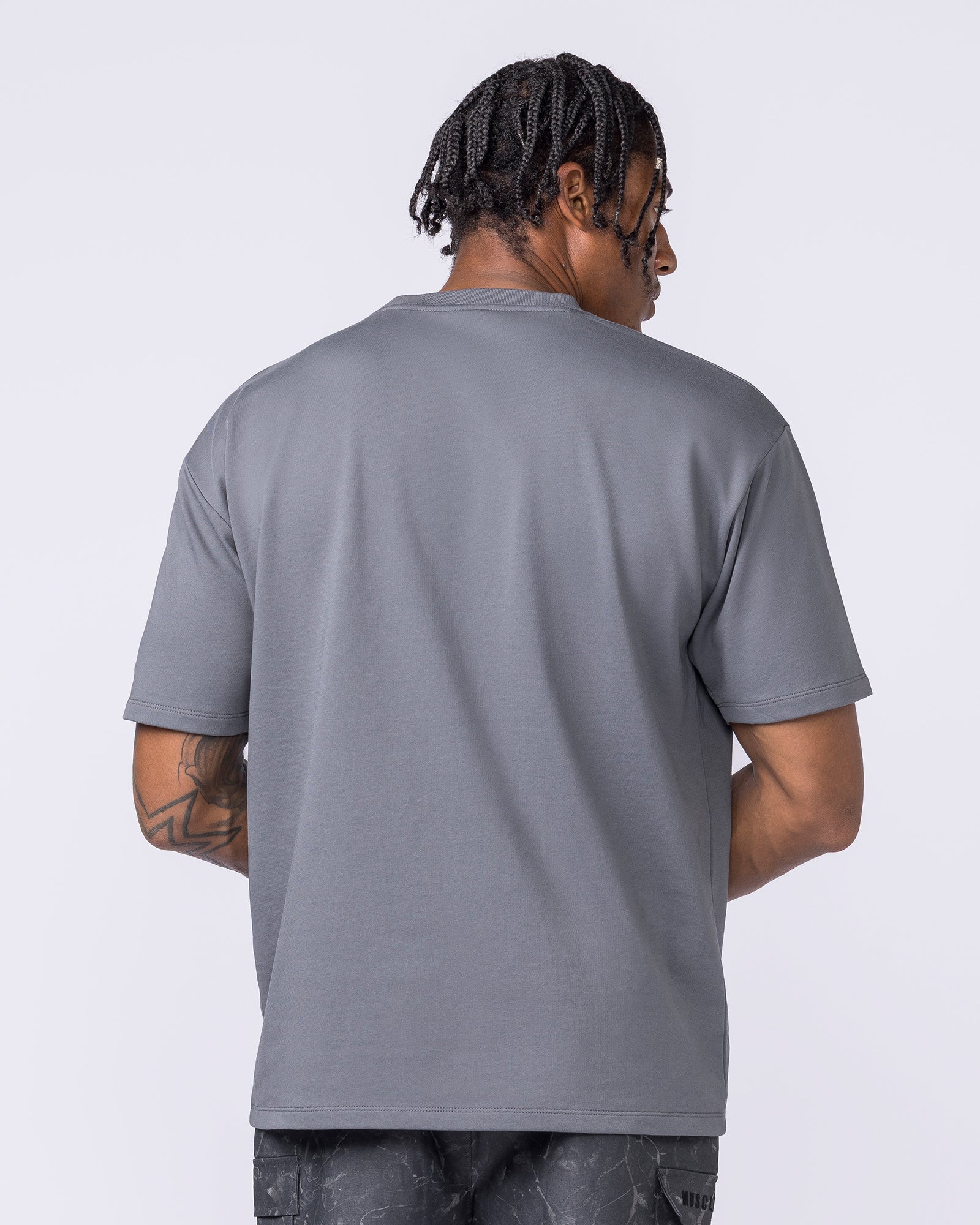 Essential Regular Fit Tee - Mid Grey - Image 5