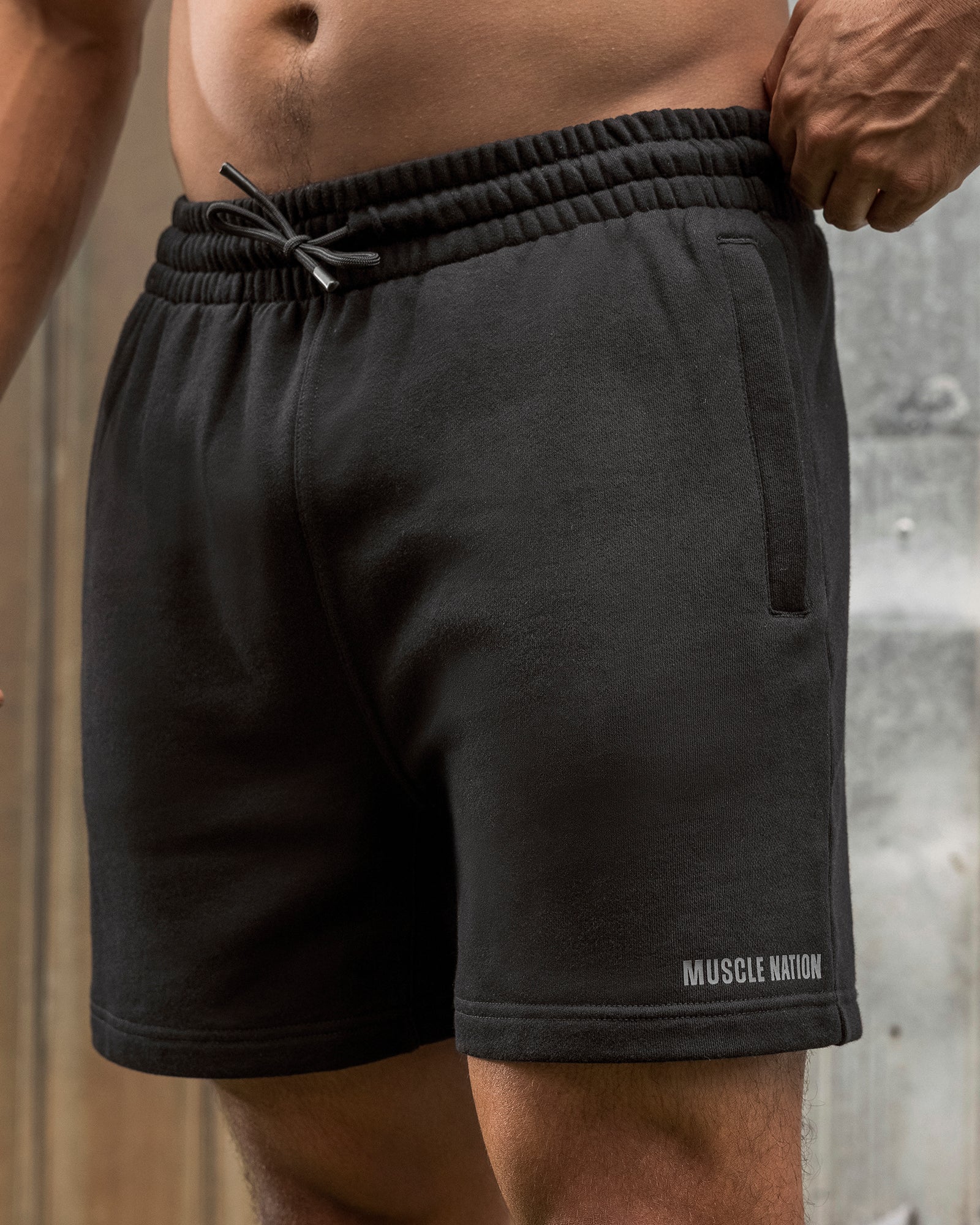 Essential Sweat 5" Shorts - Black