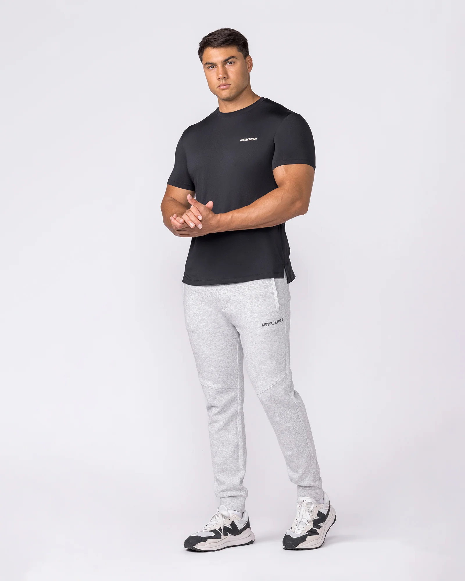 Essential Tech Pants - Grey Marl - Image 6