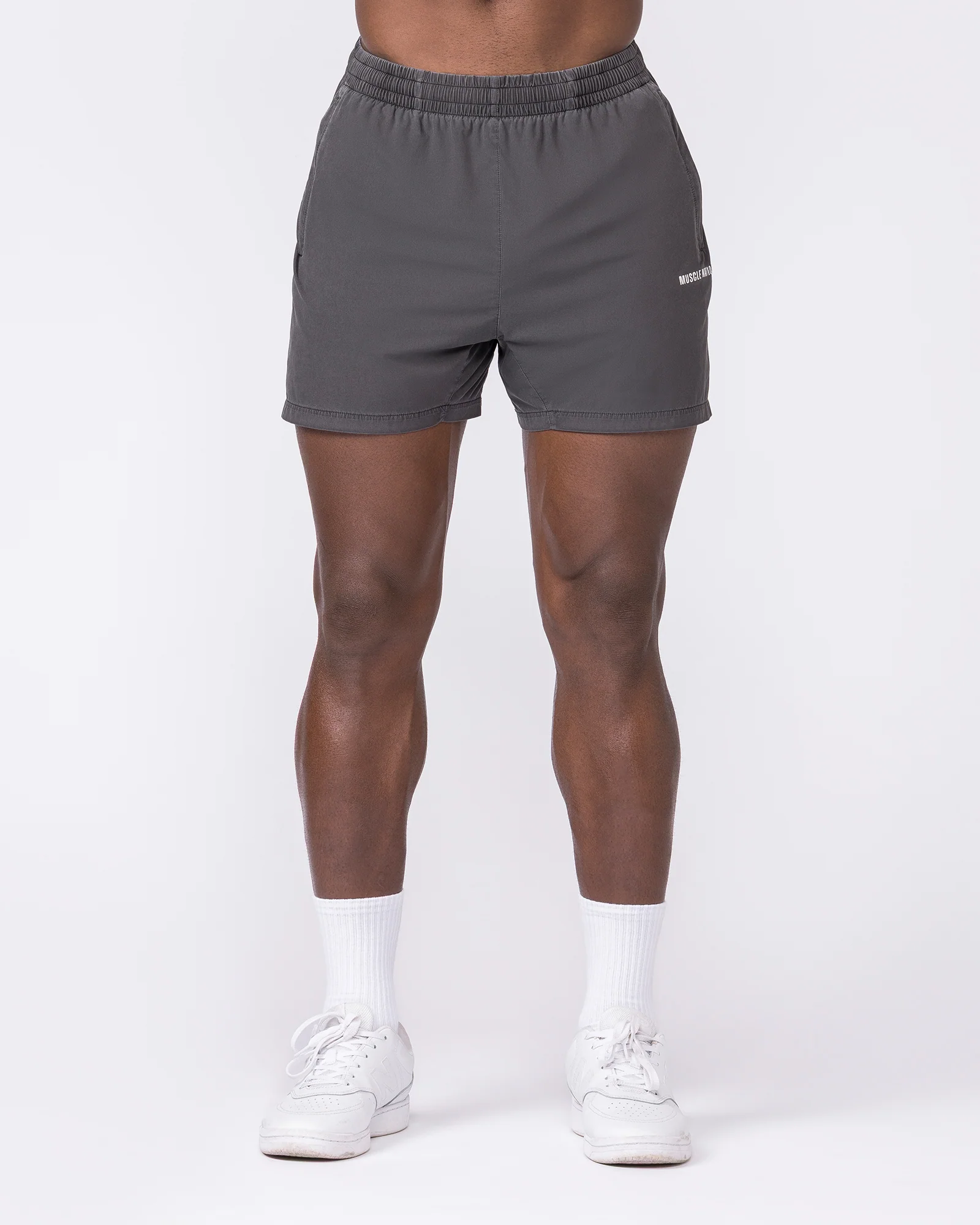 Essential Vintage 3.5" Active Shorts - Washed Black - Image 3