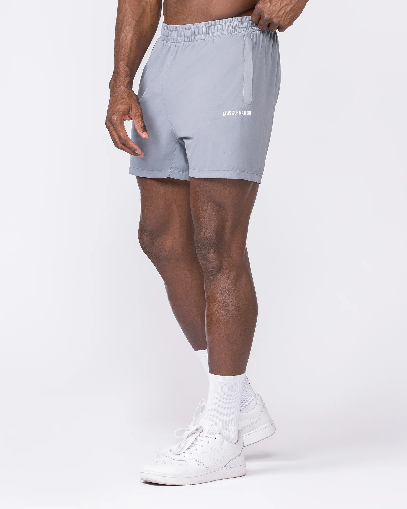 Essential Vintage 3.5" Active Shorts - Washed Cement