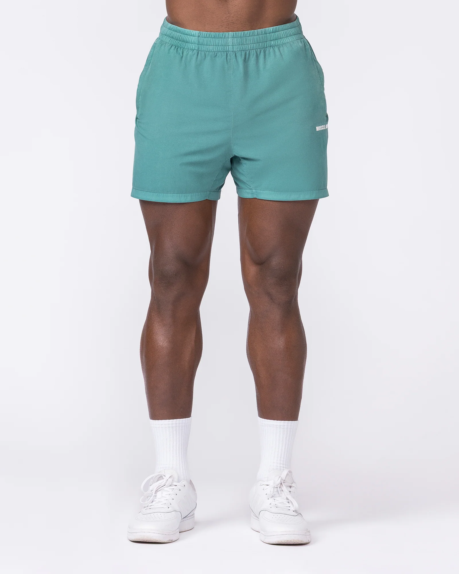 Essential Vintage 3.5" Active Shorts - Washed Leaf - Image 3